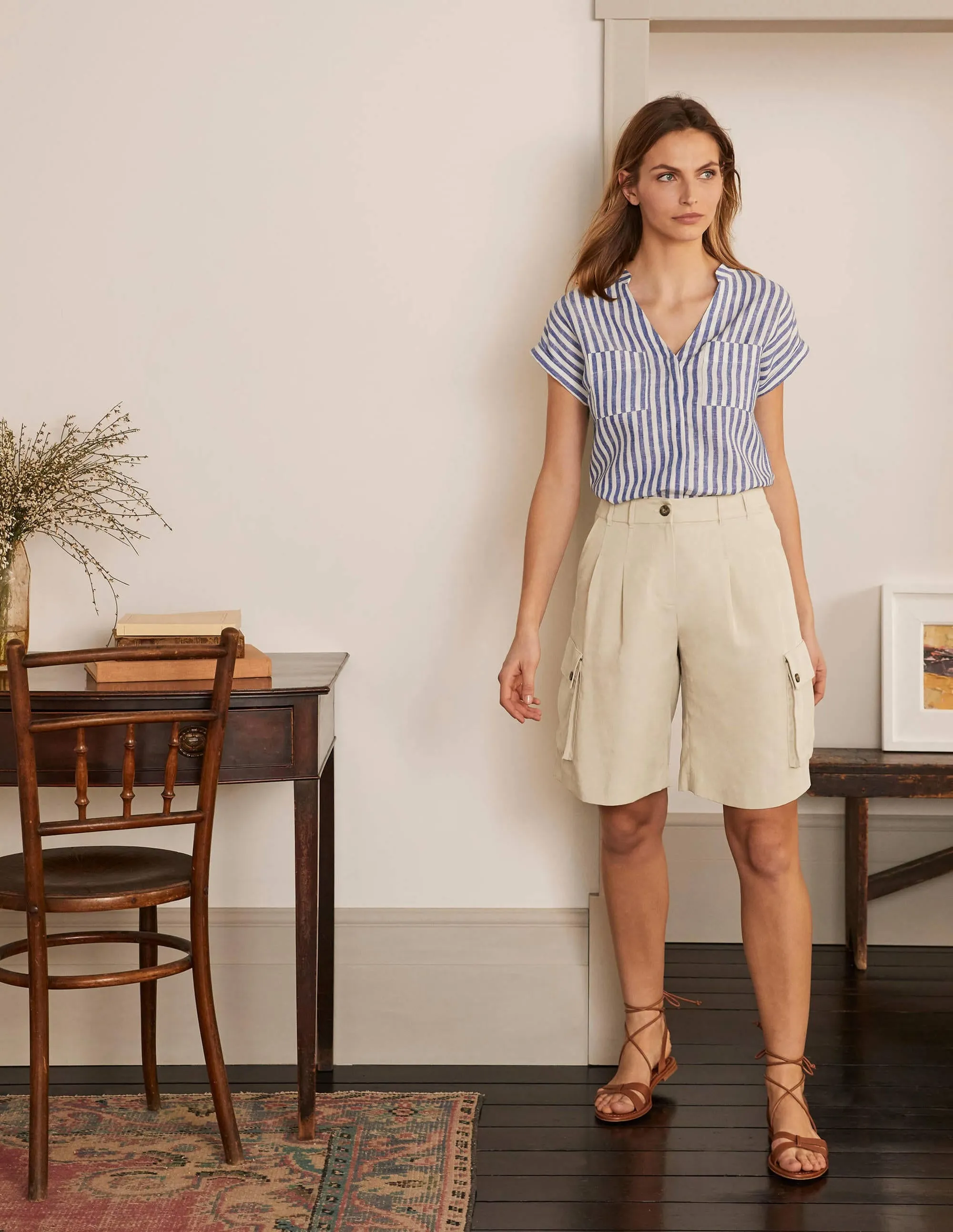 Ailesbury Cargo Shorts-Sand