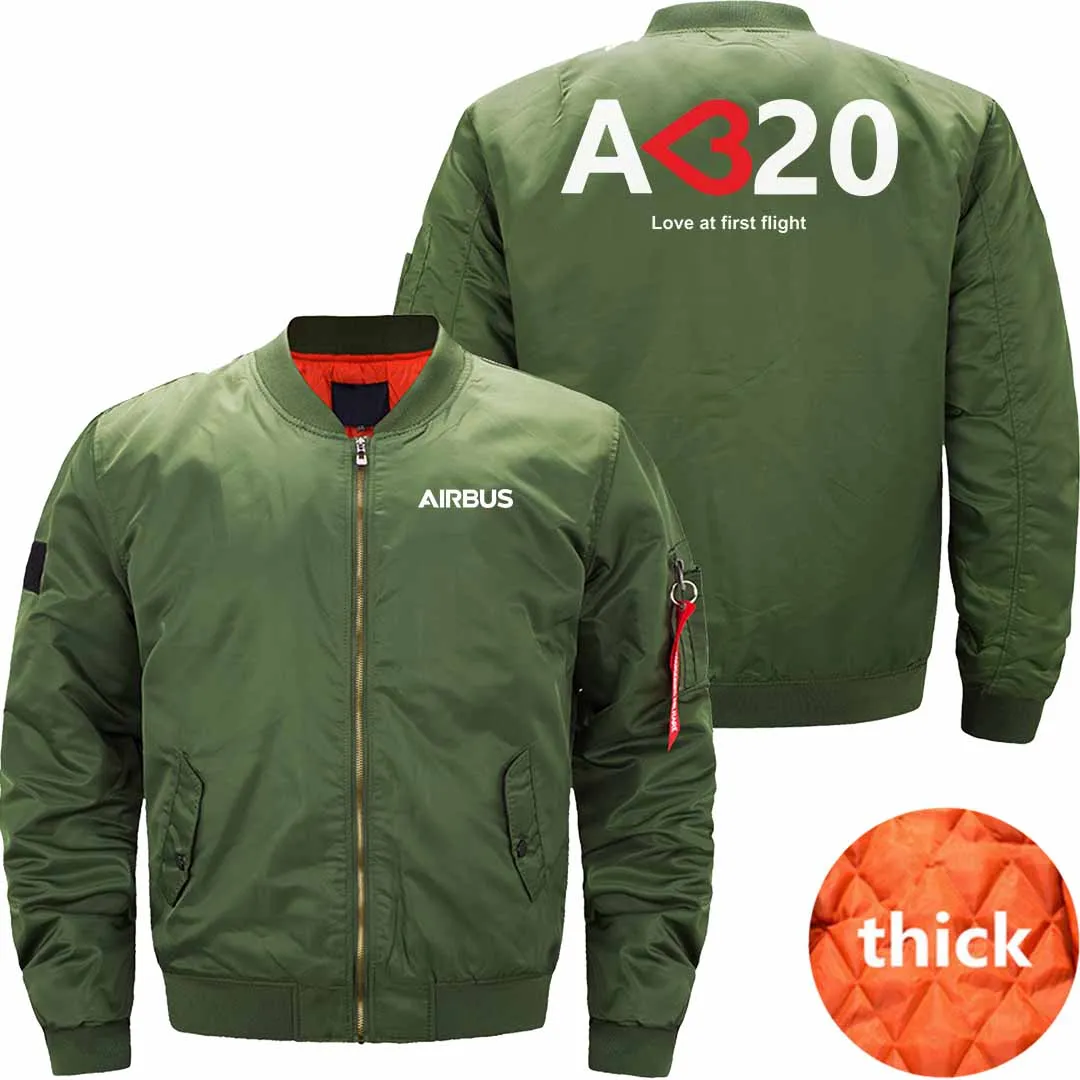 AIRBUS A320 BOMBER FLIGHT AVIATOR JACKET
