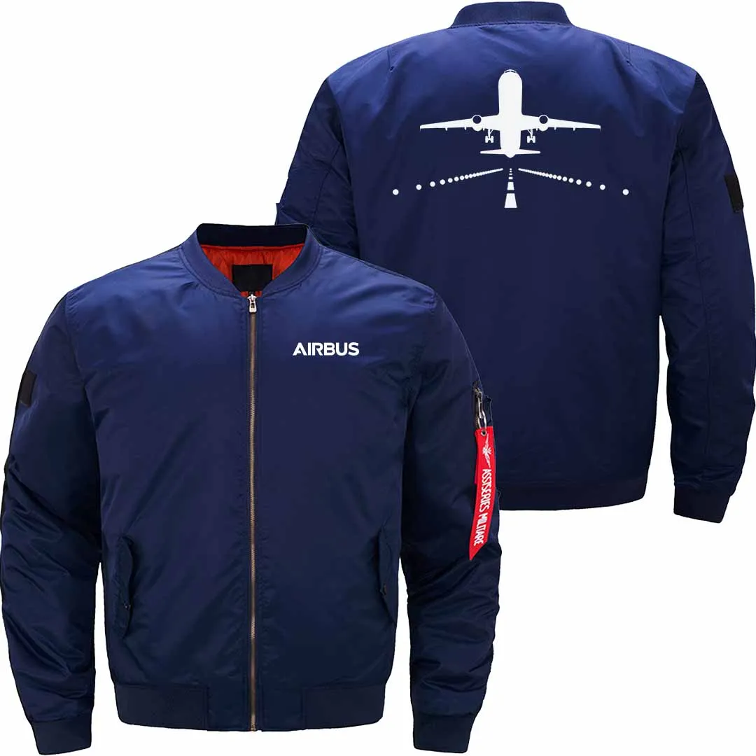 AIRBUS A330 RUNWAY BOMBER FLIGHT AVIATOR JACKET
