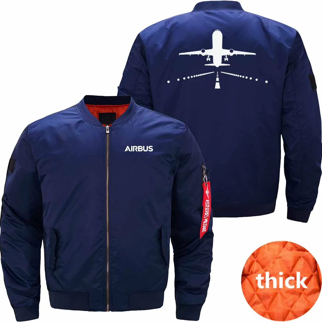 AIRBUS A330 RUNWAY BOMBER FLIGHT AVIATOR JACKET