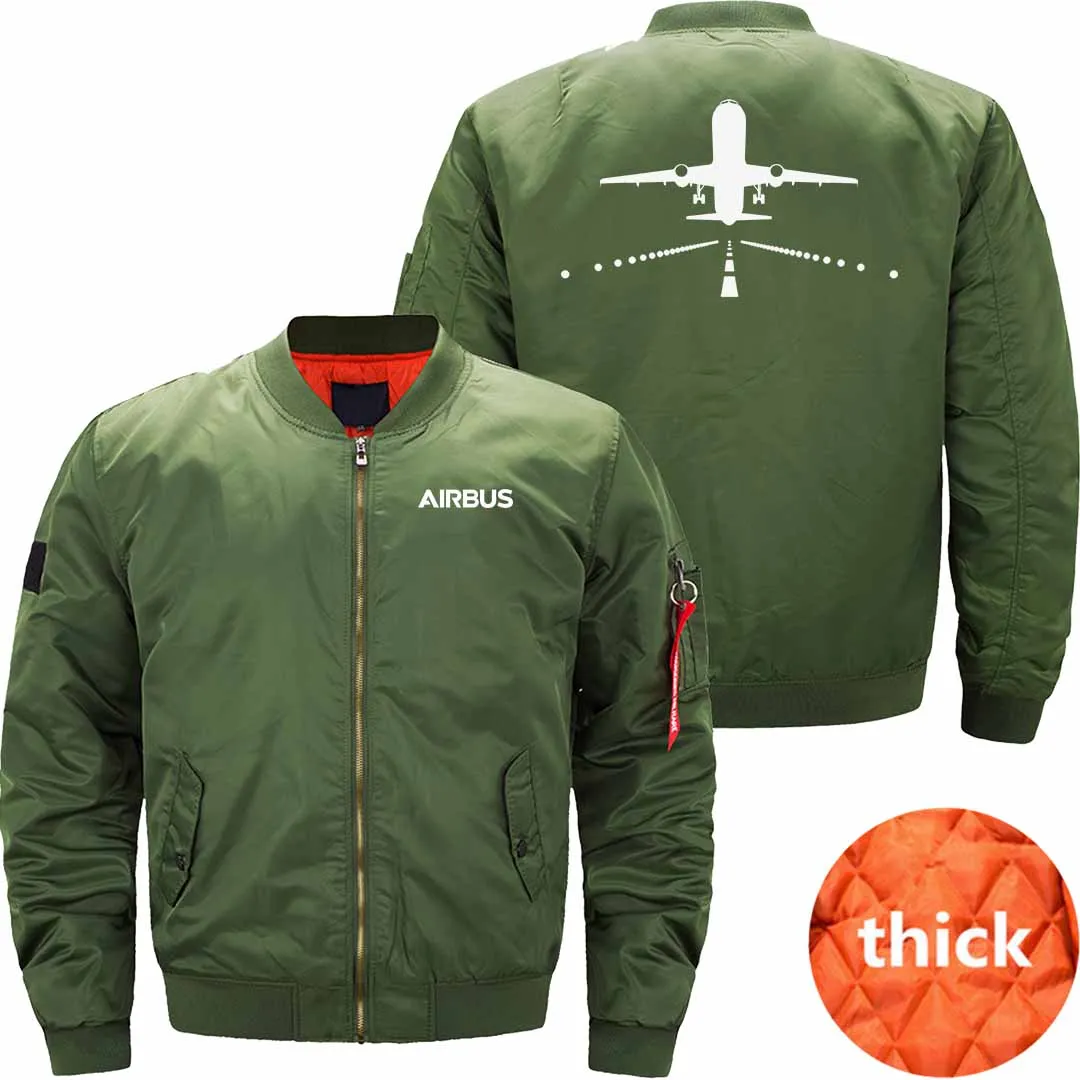 AIRBUS A330 RUNWAY BOMBER FLIGHT AVIATOR JACKET