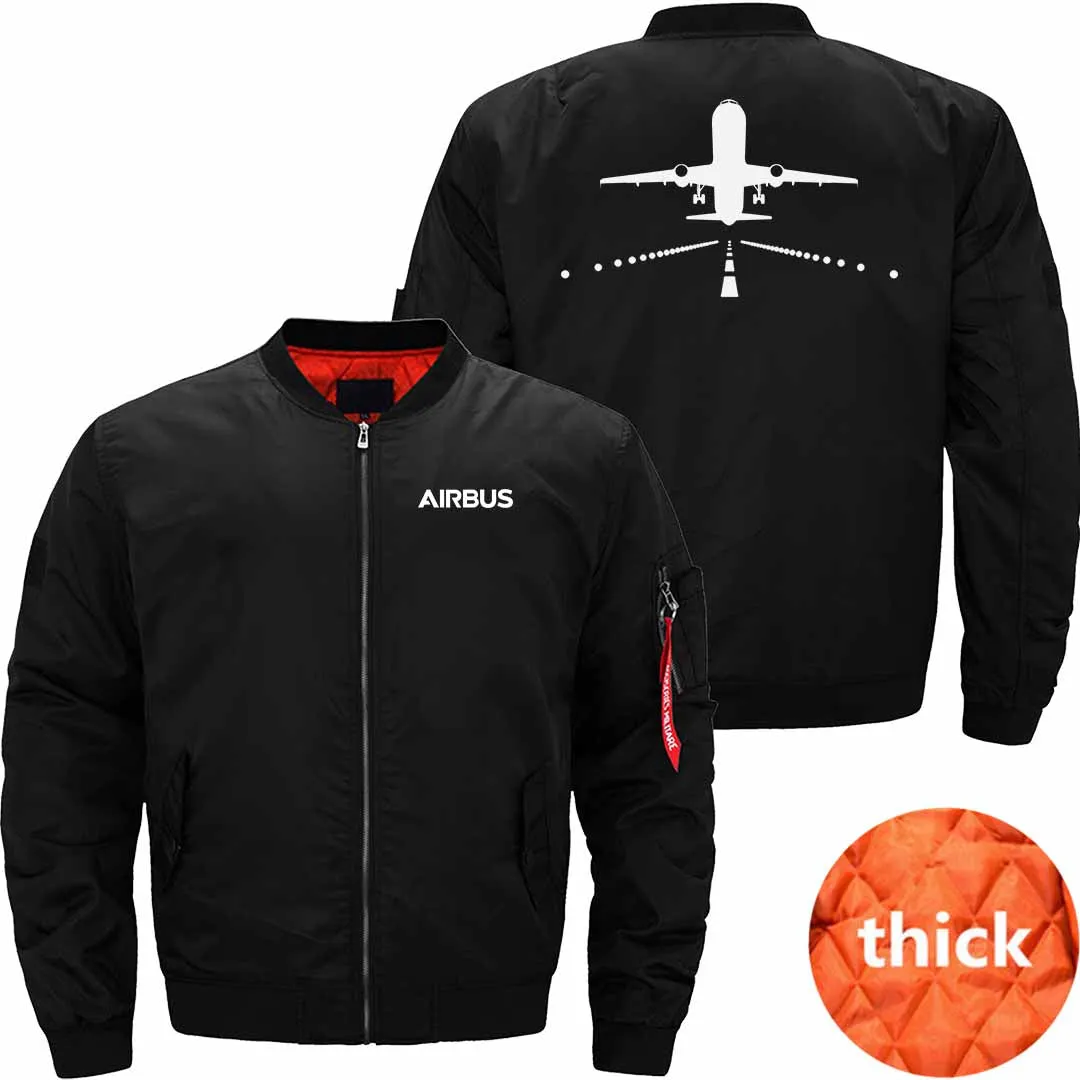 AIRBUS A330 RUNWAY BOMBER FLIGHT AVIATOR JACKET