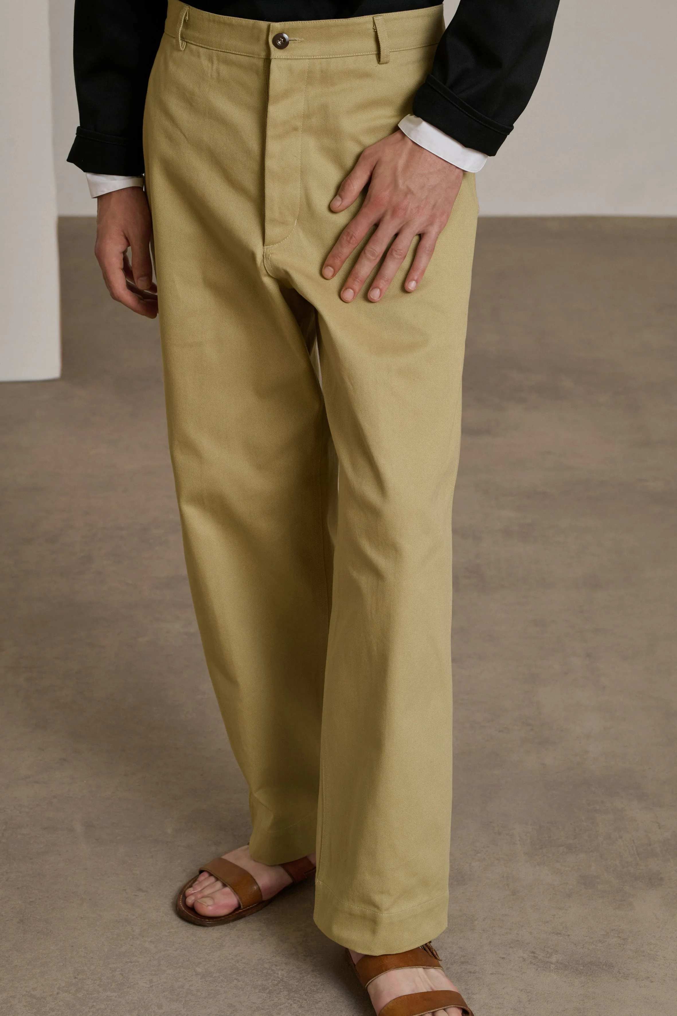 BEIGE CHET TROUSERS