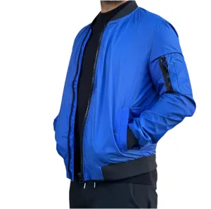Blue Bomber Jacket