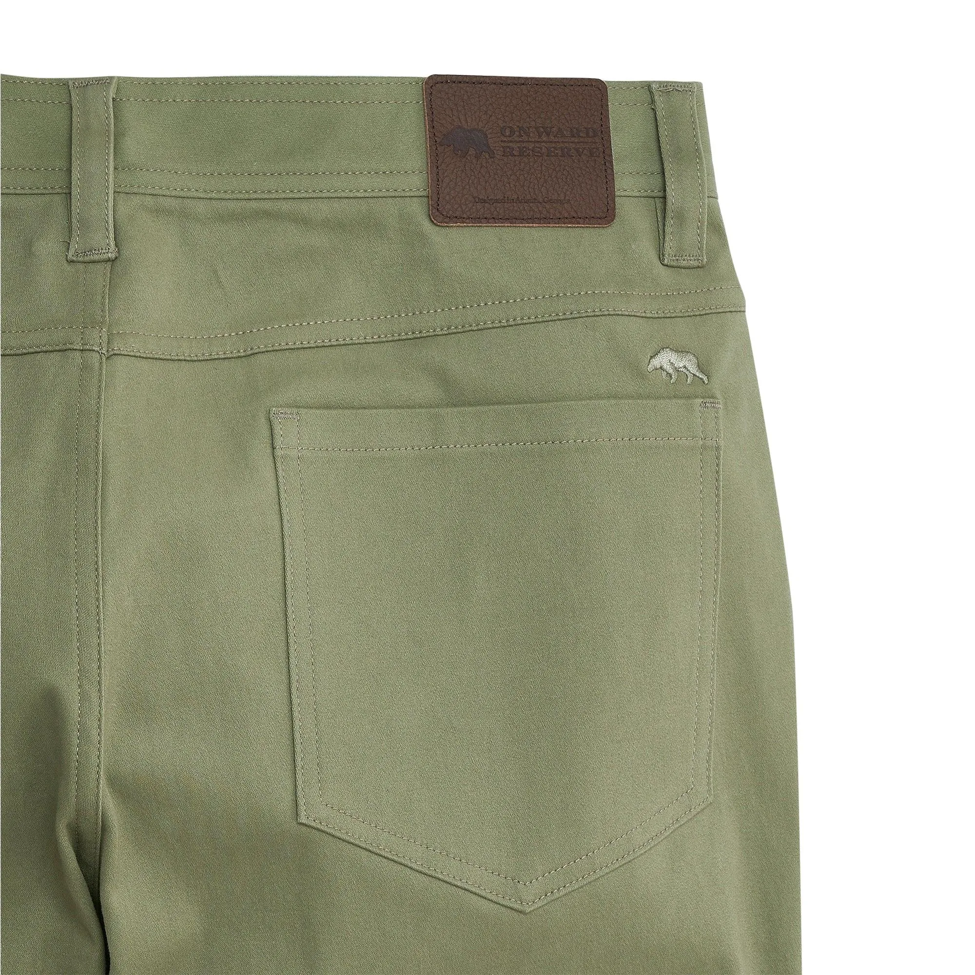 Classic Five Pocket Pant Oil Green