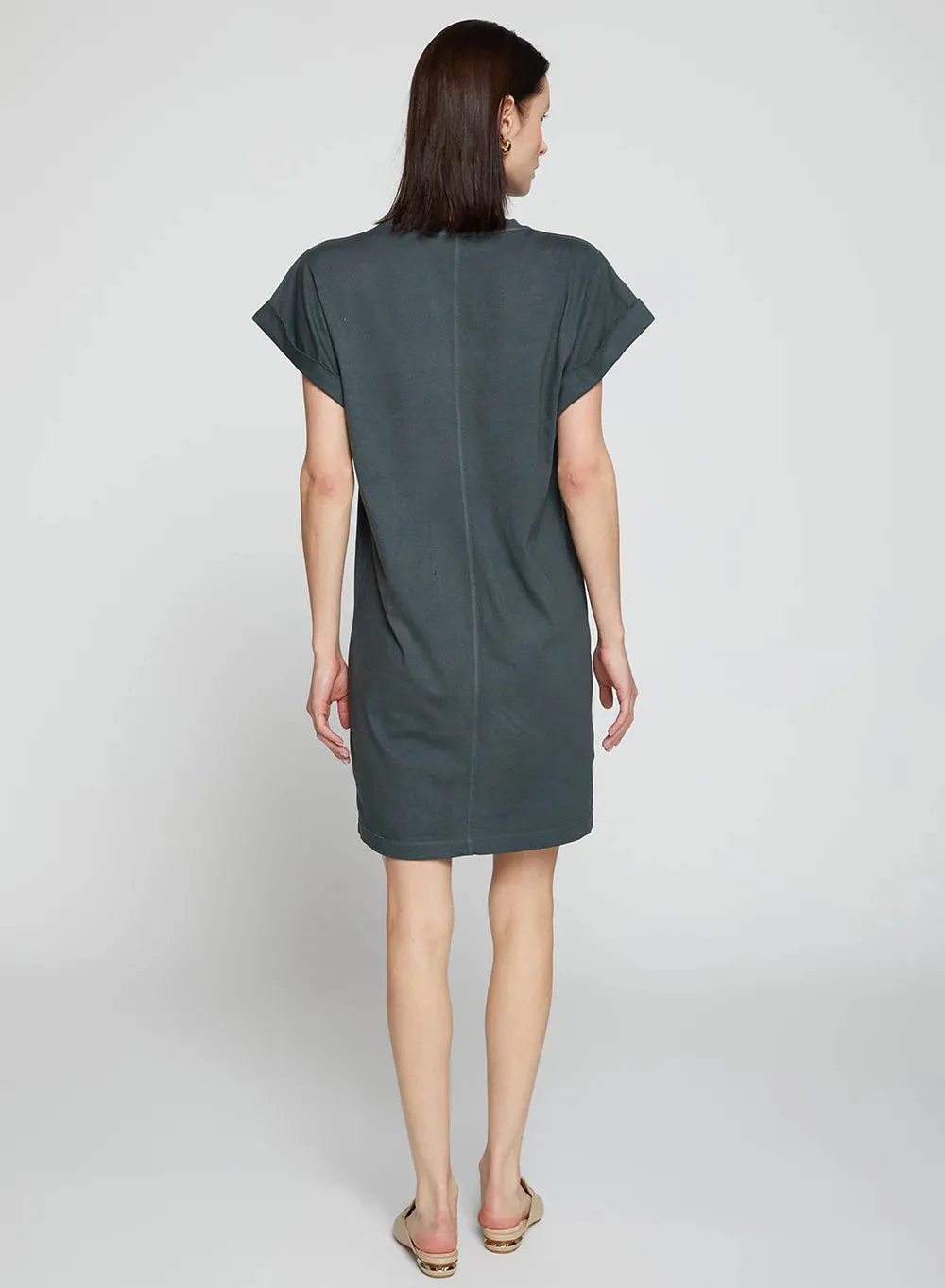 Cloud Jersey T-Shirt Dress Verde
