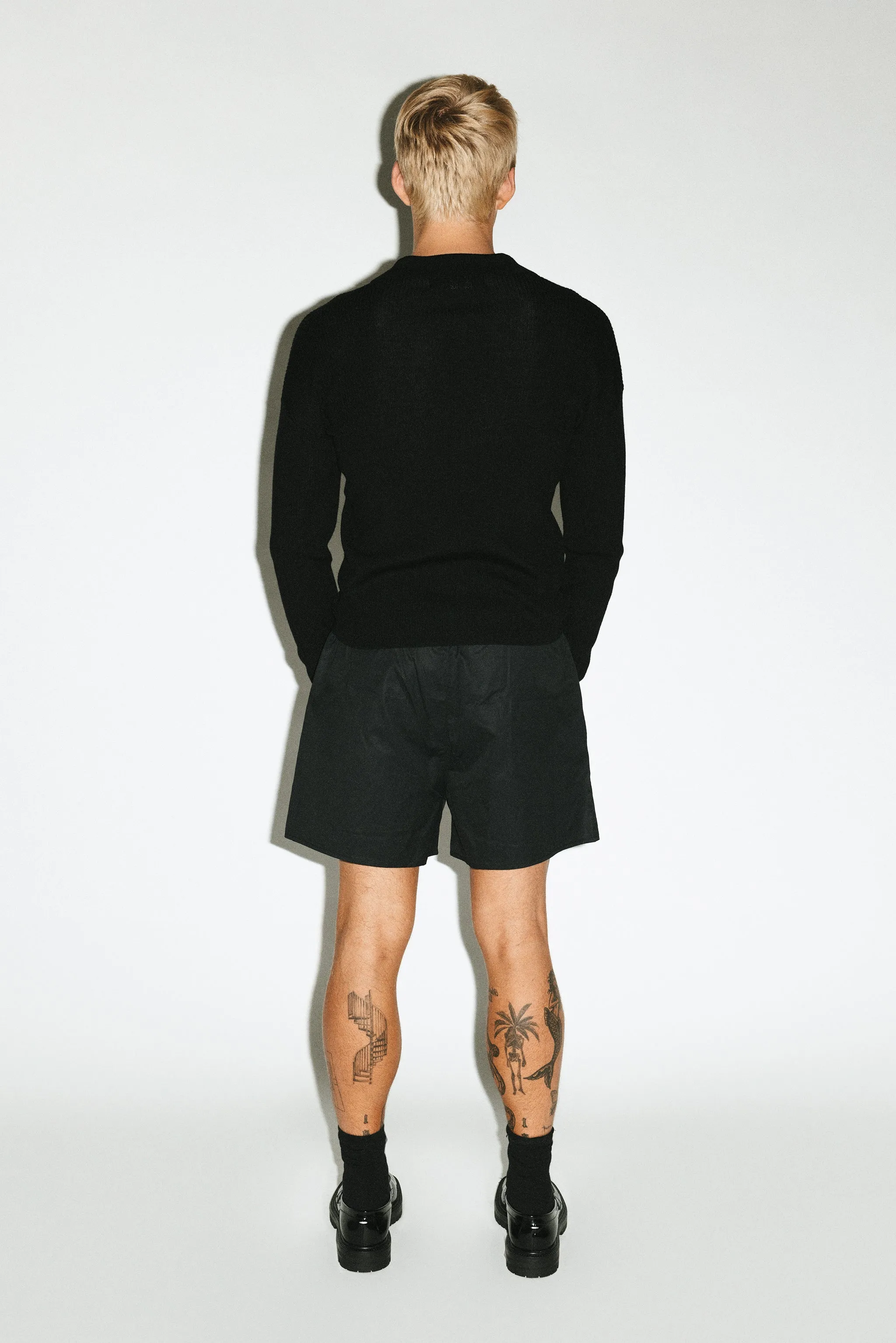 Doheny Cotton Poplin Shorts | Black