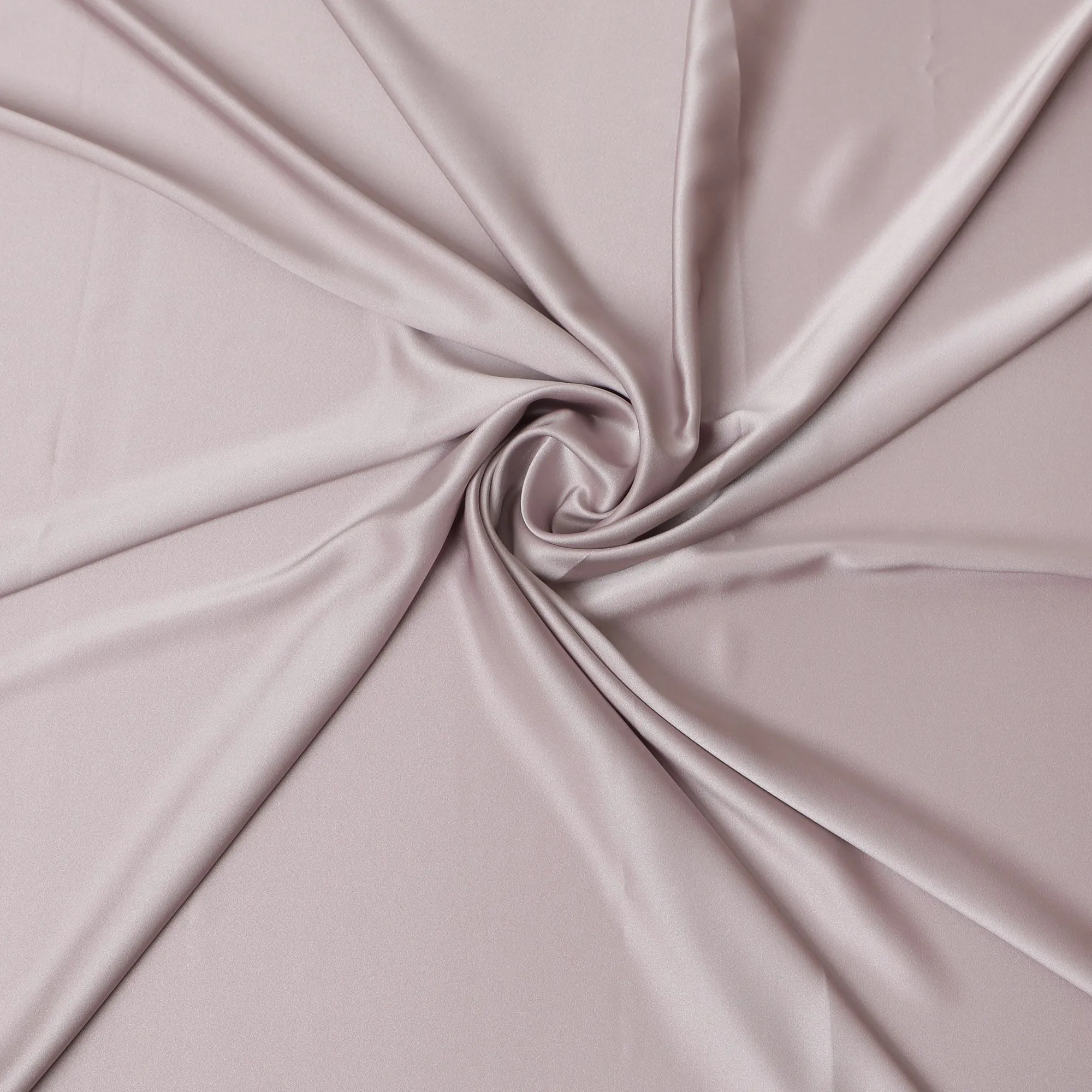 Elegant Lilac Crepe Satin Fabric - 140cm Wide - D18275