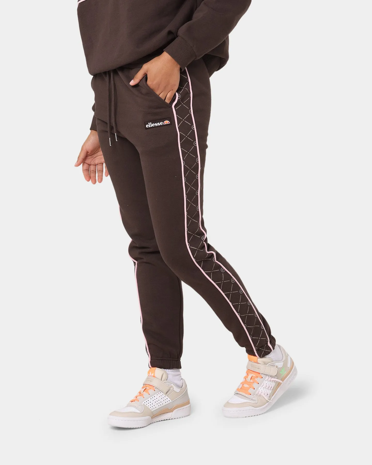 Ellesse Women's Delfinia Jog Pants Brown