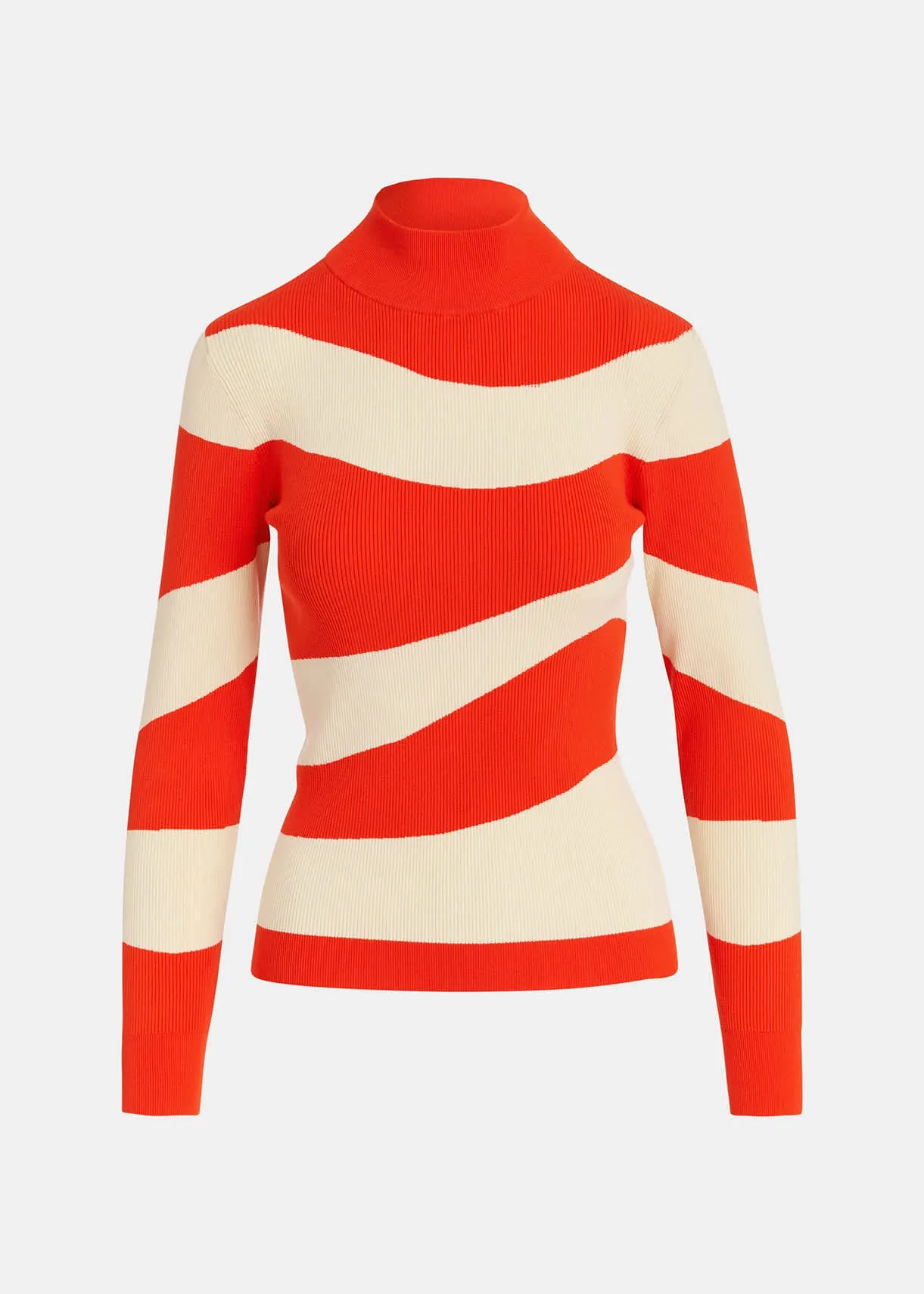 ESSENTIEL Orange & Cream Top