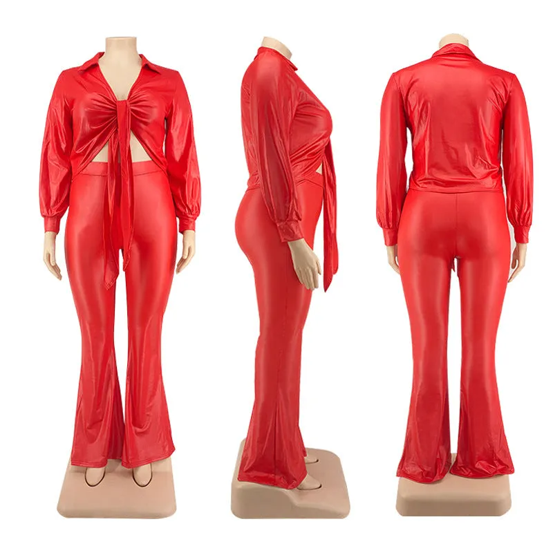 Fashion solid color casual suit（AY1366）