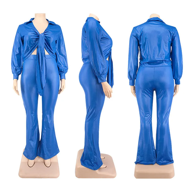 Fashion solid color casual suit（AY1366）