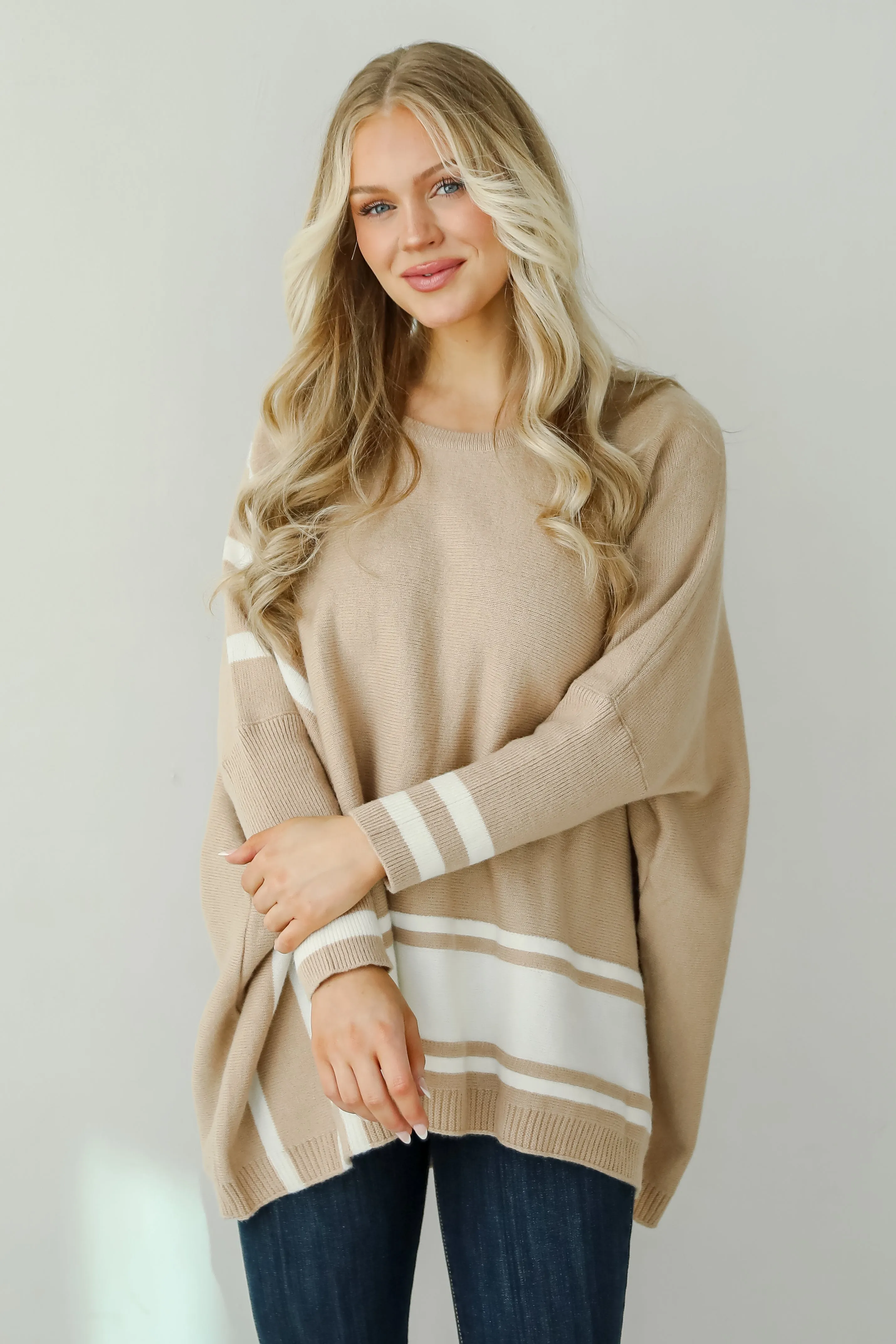 FINAL SALE - Timelessly Cozy Taupe Sweater Tunic
