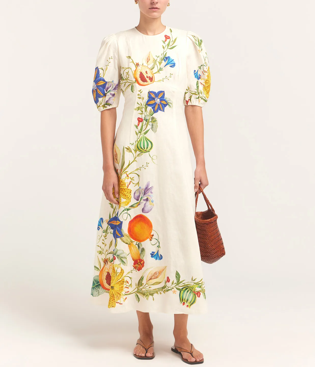 Flores Midi Dress