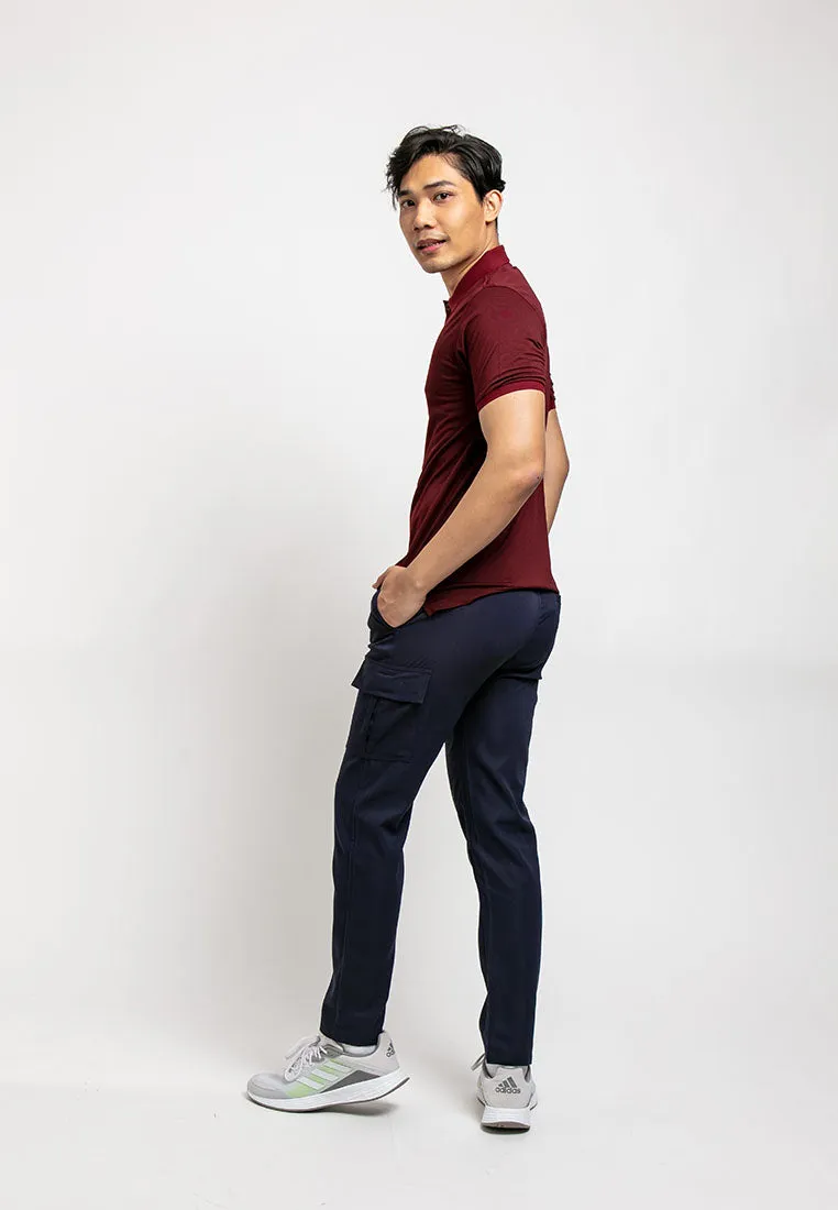 Forest Easy Cotton Cargo Stretchable Slim Fit Long Pants Men | Seluar Lelaki Panjang  - 10750