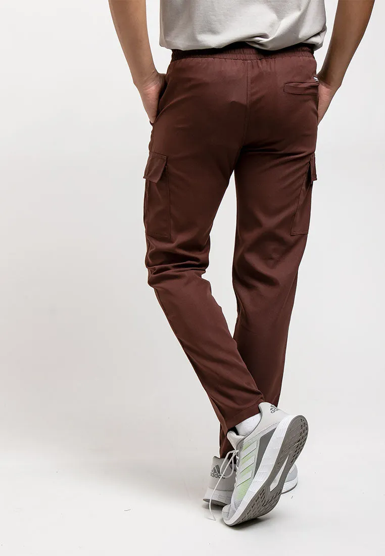 Forest Easy Cotton Cargo Stretchable Slim Fit Long Pants Men | Seluar Lelaki Panjang  - 10750