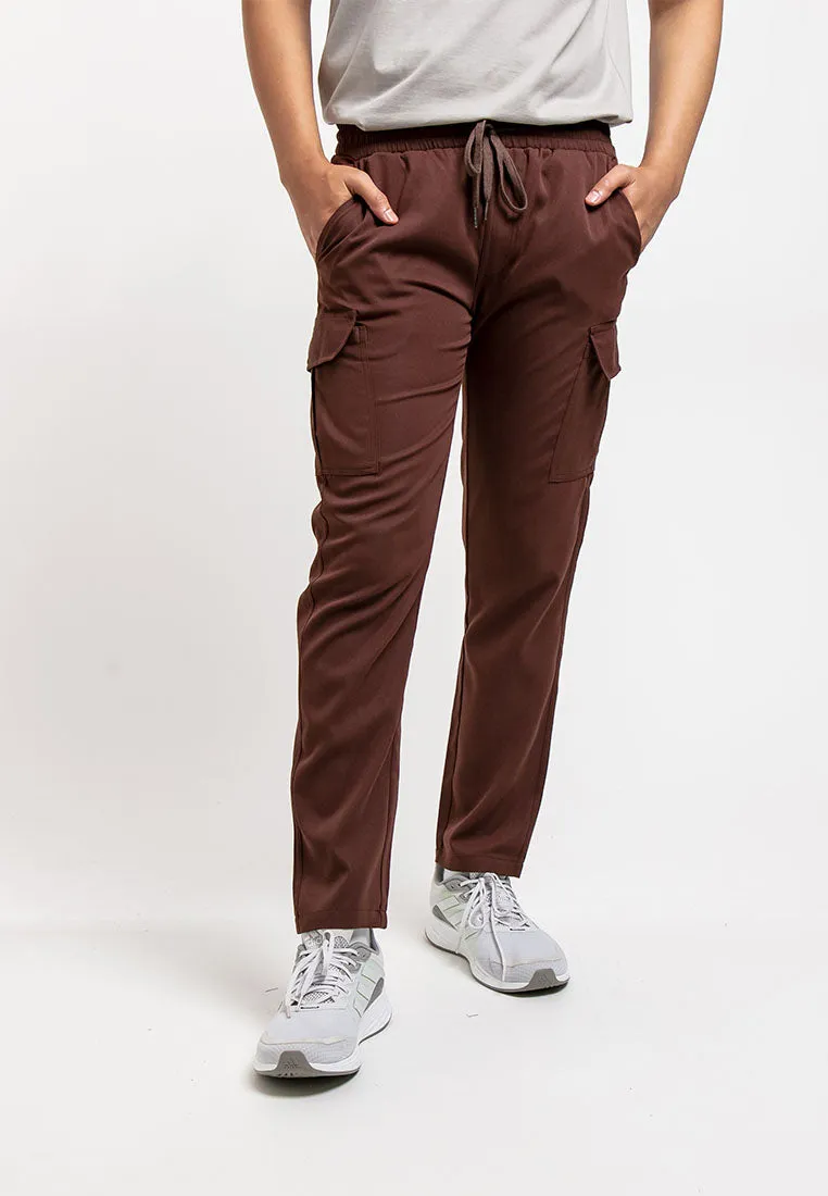 Forest Easy Cotton Cargo Stretchable Slim Fit Long Pants Men | Seluar Lelaki Panjang  - 10750