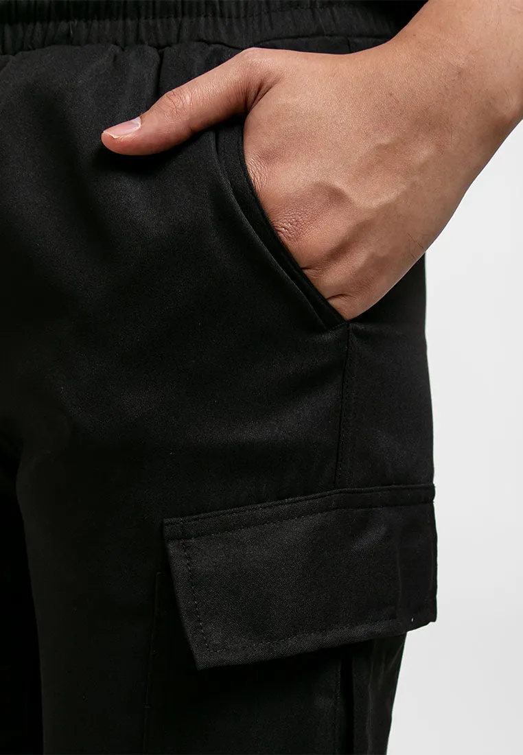 Forest Easy Cotton Cargo Stretchable Slim Fit Long Pants Men | Seluar Lelaki Panjang  - 10750
