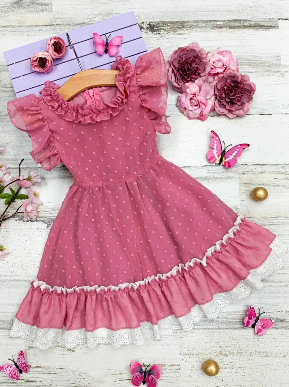Girls Create Your Own Sunshine Pink Summer Dress