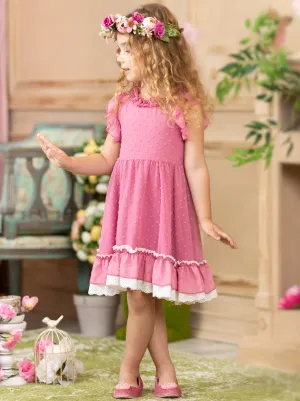 Girls Create Your Own Sunshine Pink Summer Dress