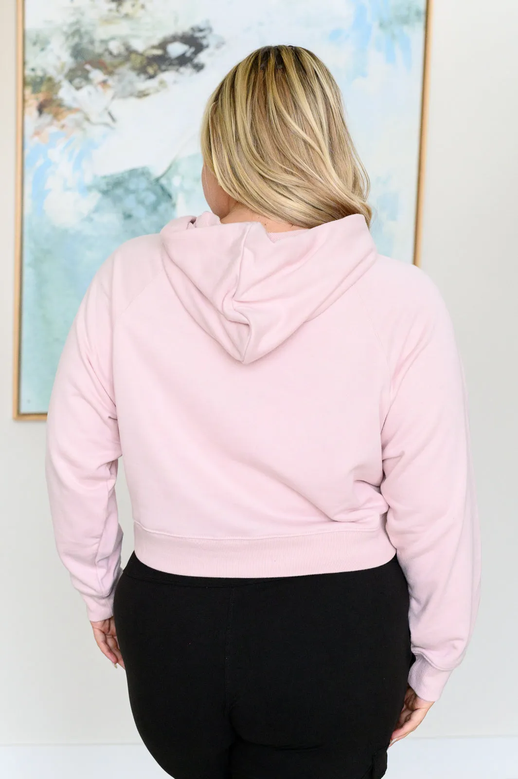Had Me in the First Half Pullover Hoodie in Baby Pink - 4/16/2024