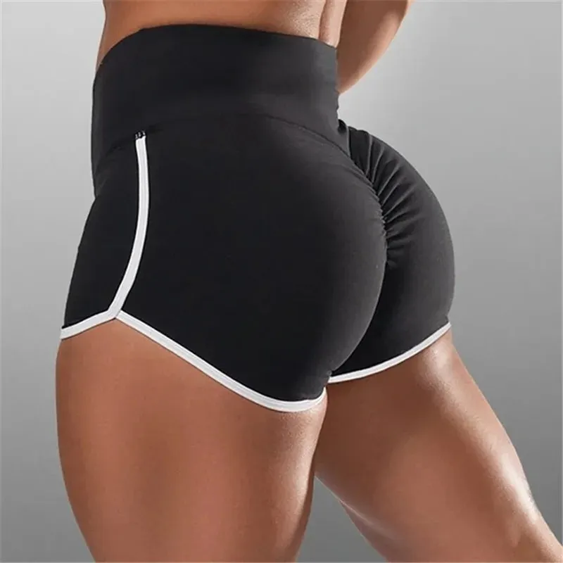 High Waist Sexy Women's Sports Shorts Athletic Breathable Gym Yoga