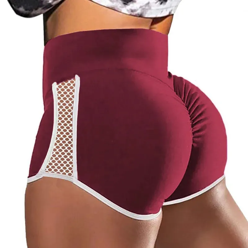 High Waist Sexy Women's Sports Shorts Athletic Breathable Gym Yoga