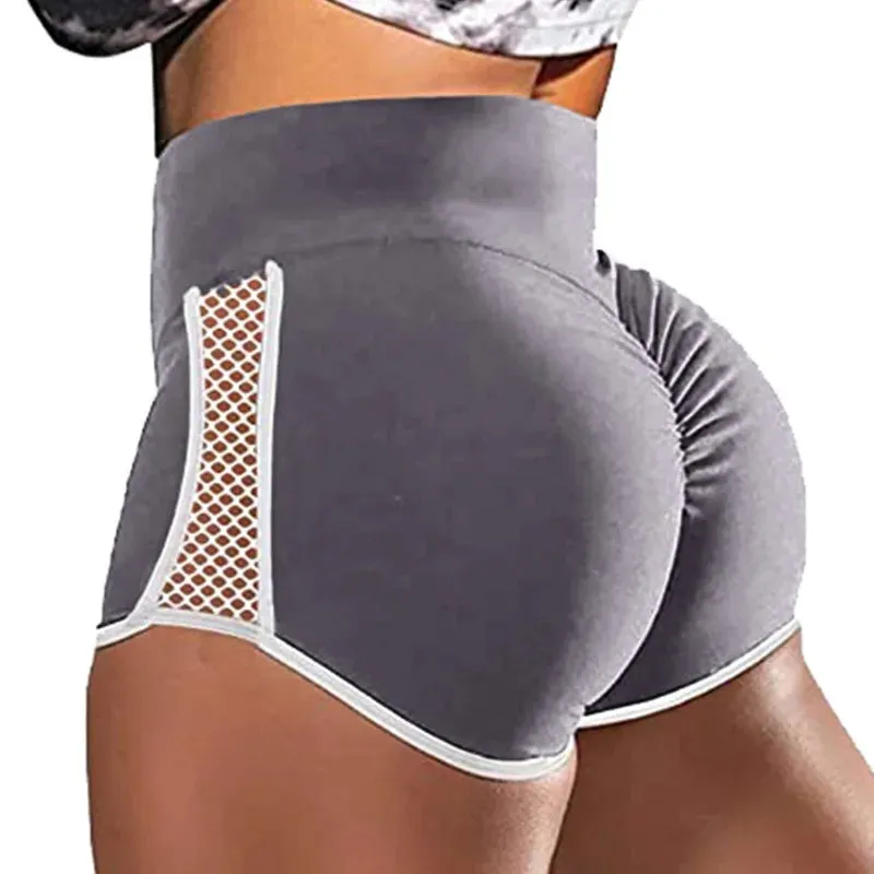 High Waist Sexy Women's Sports Shorts Athletic Breathable Gym Yoga