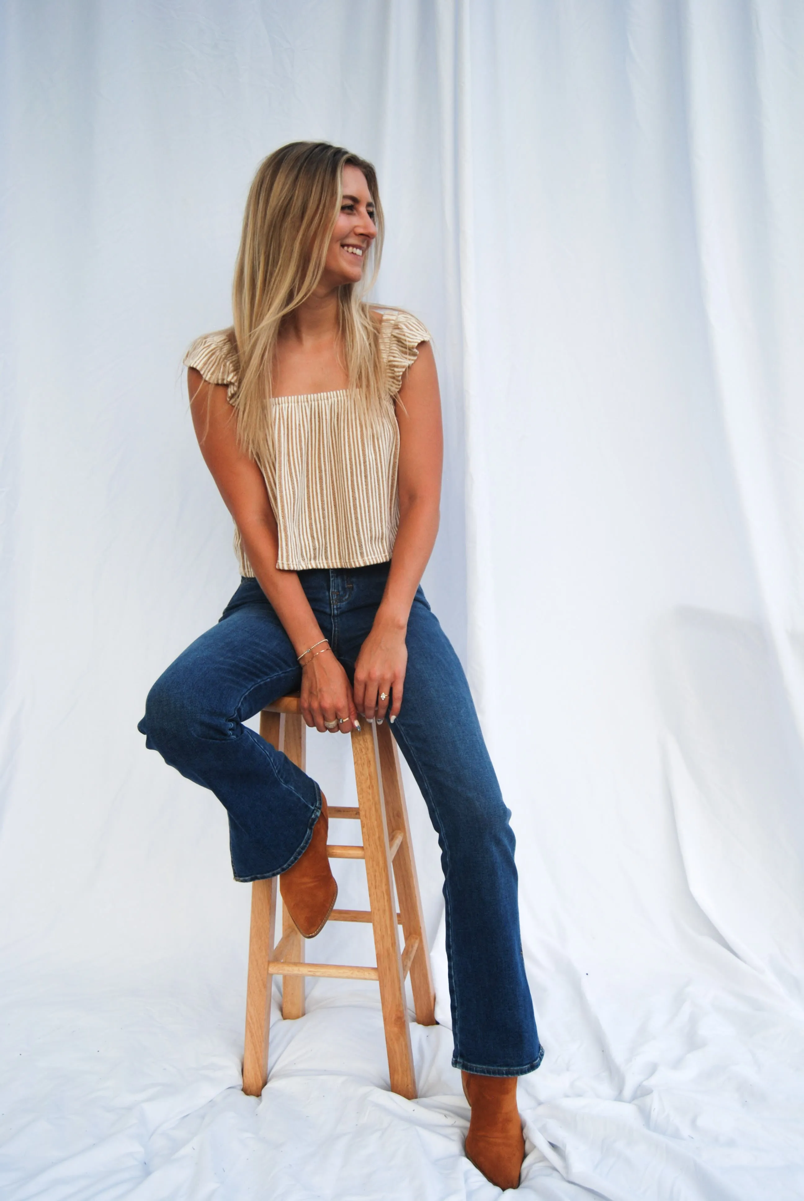 Journey On Ruffle Top