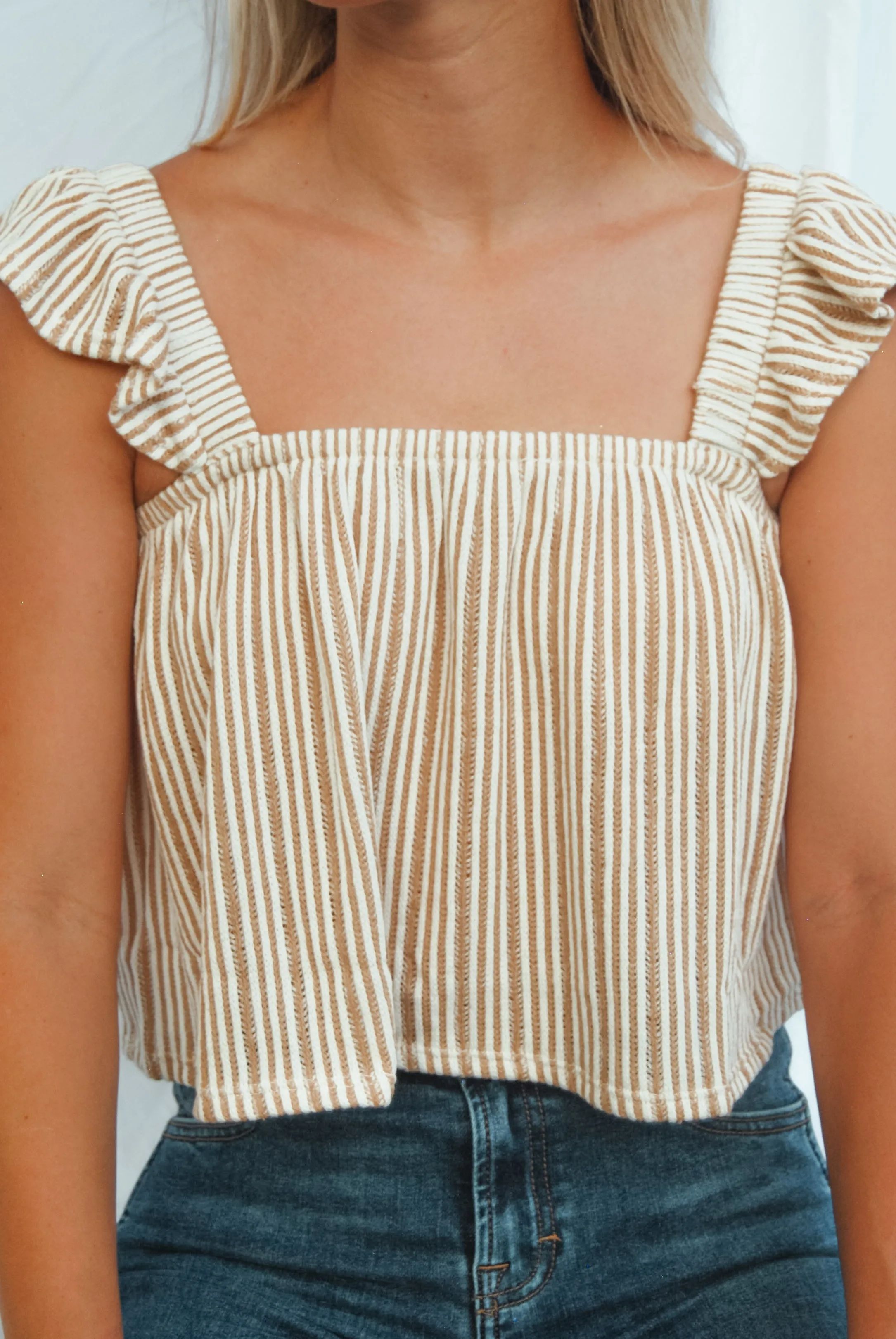 Journey On Ruffle Top
