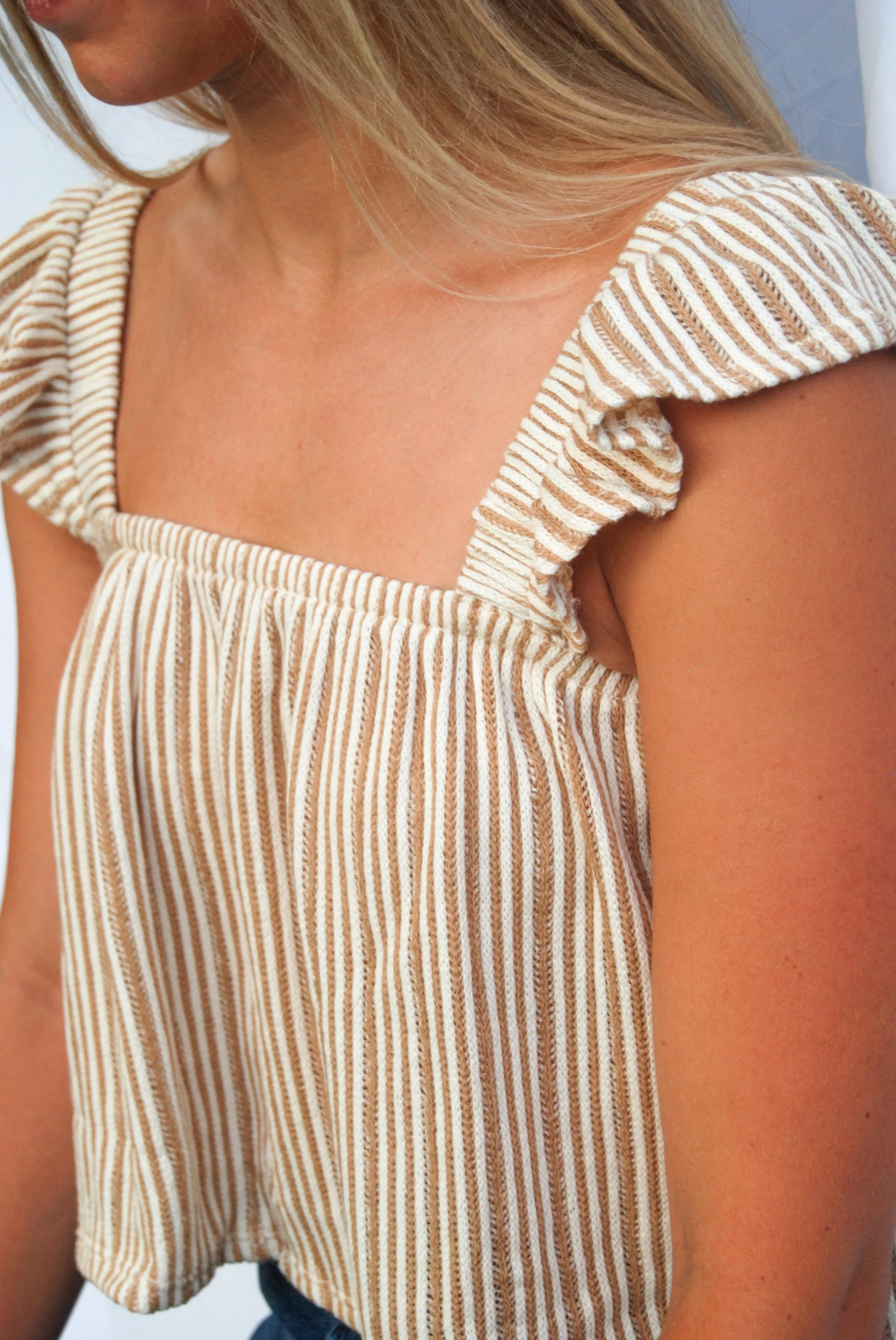 Journey On Ruffle Top