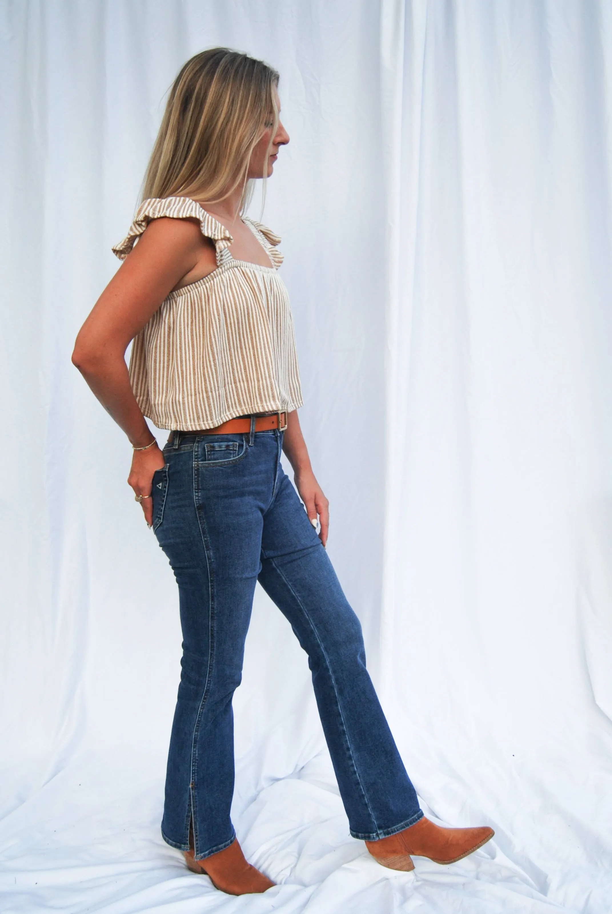 Journey On Ruffle Top
