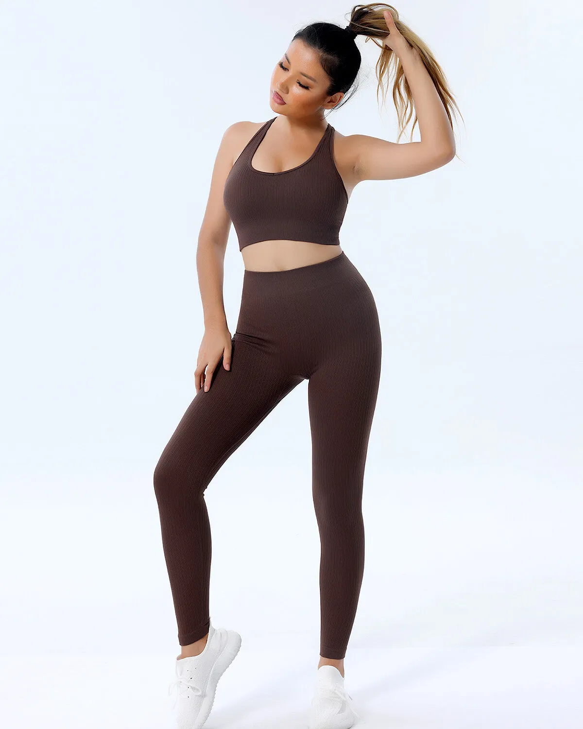 Kylee Sports Bra - Brown