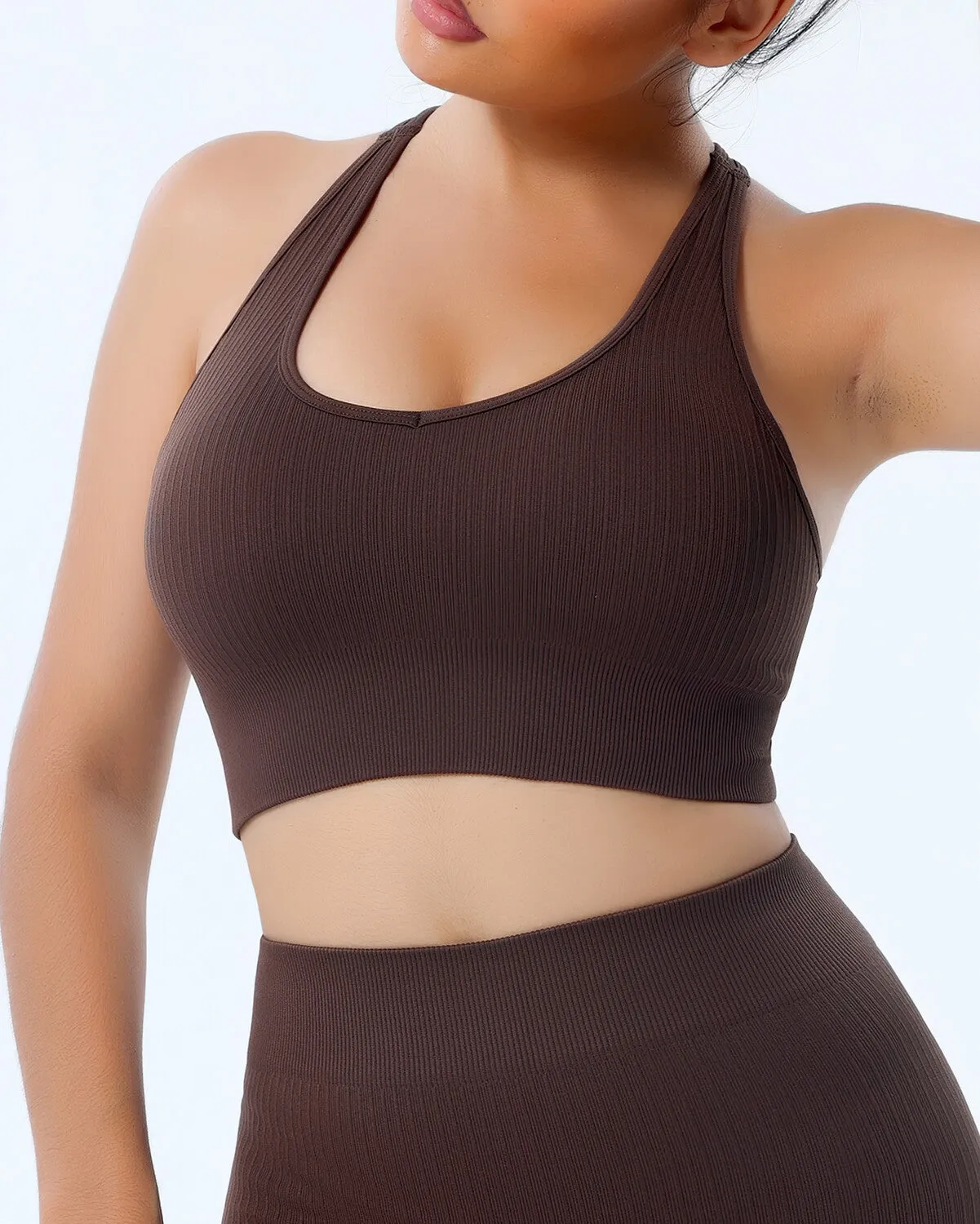 Kylee Sports Bra - Brown