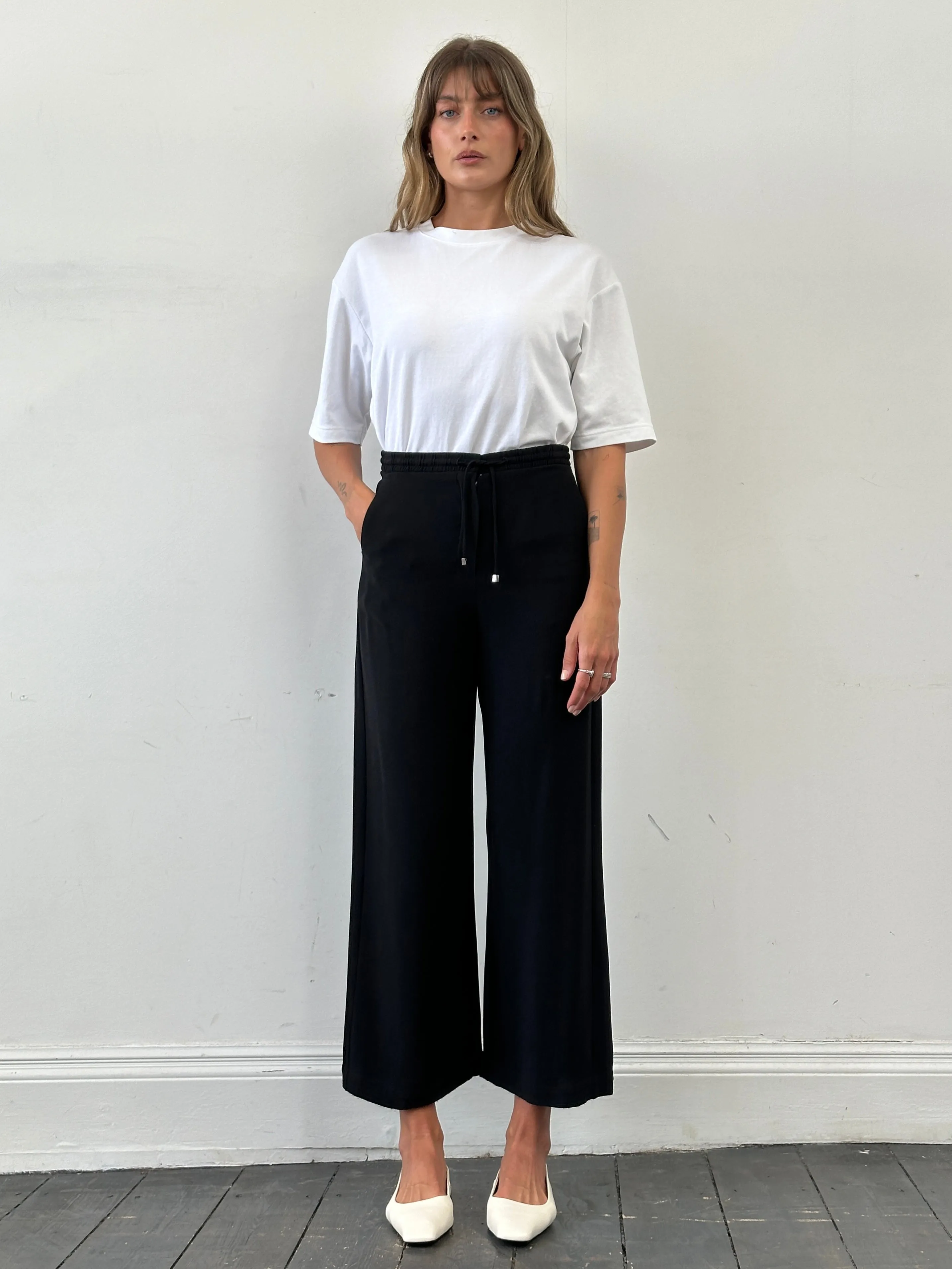 Max Mara ‘S Drawstring Wide Leg Trousers - W27