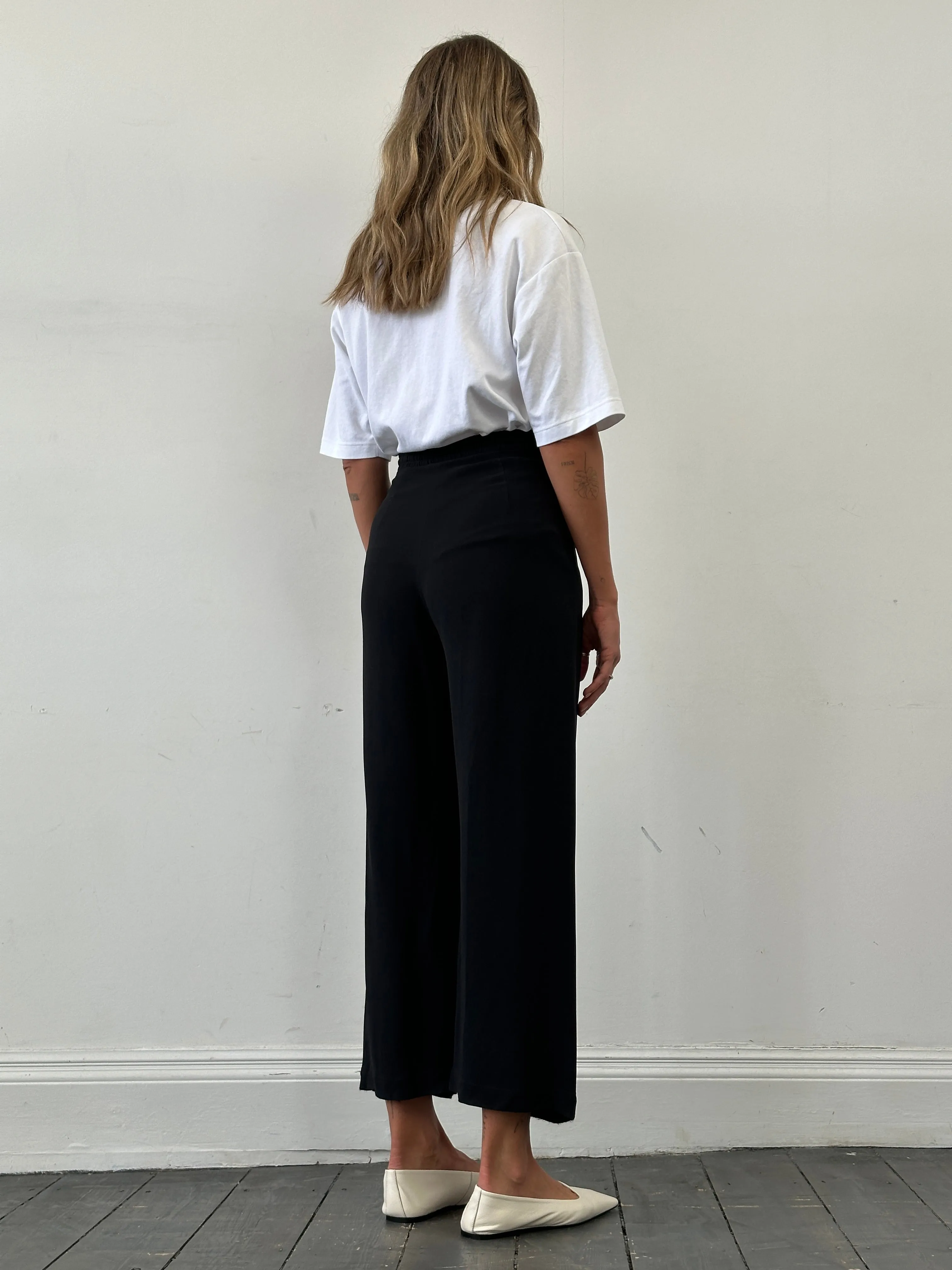 Max Mara ‘S Drawstring Wide Leg Trousers - W27