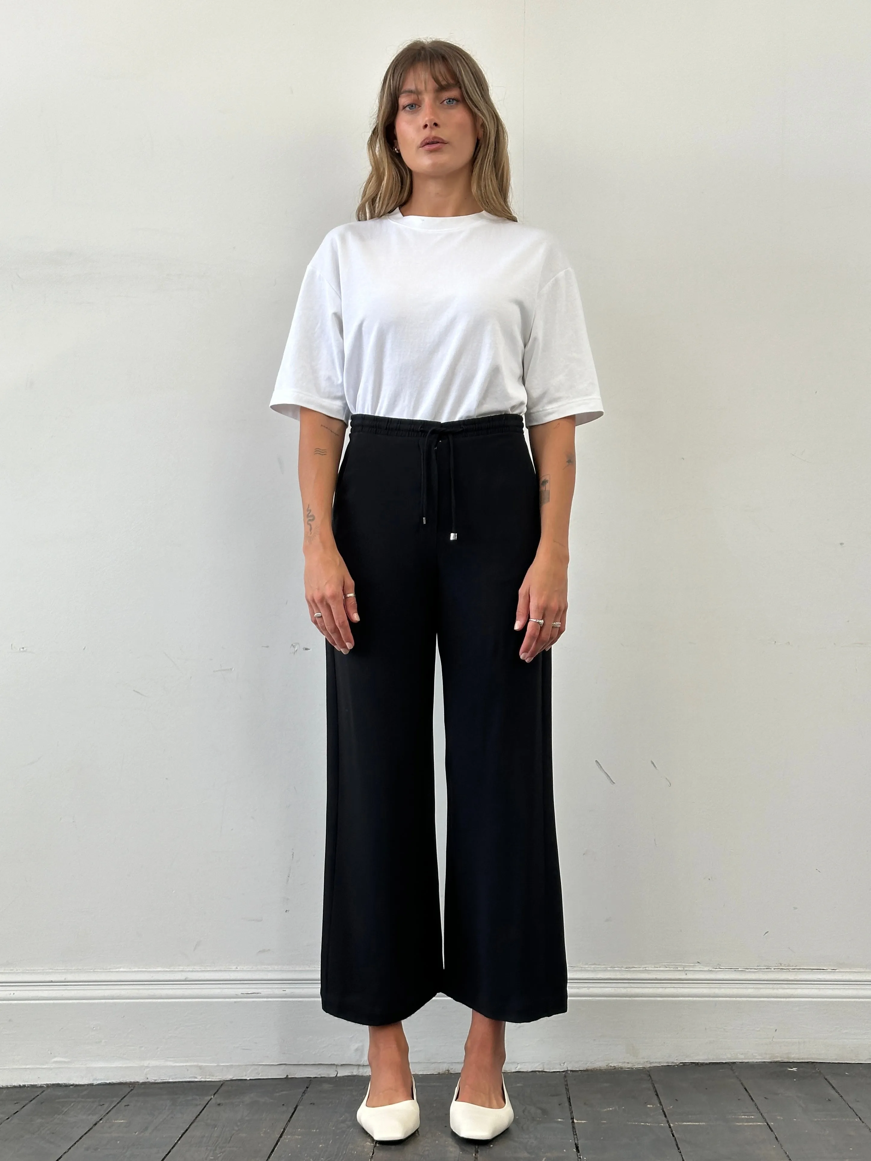 Max Mara ‘S Drawstring Wide Leg Trousers - W27