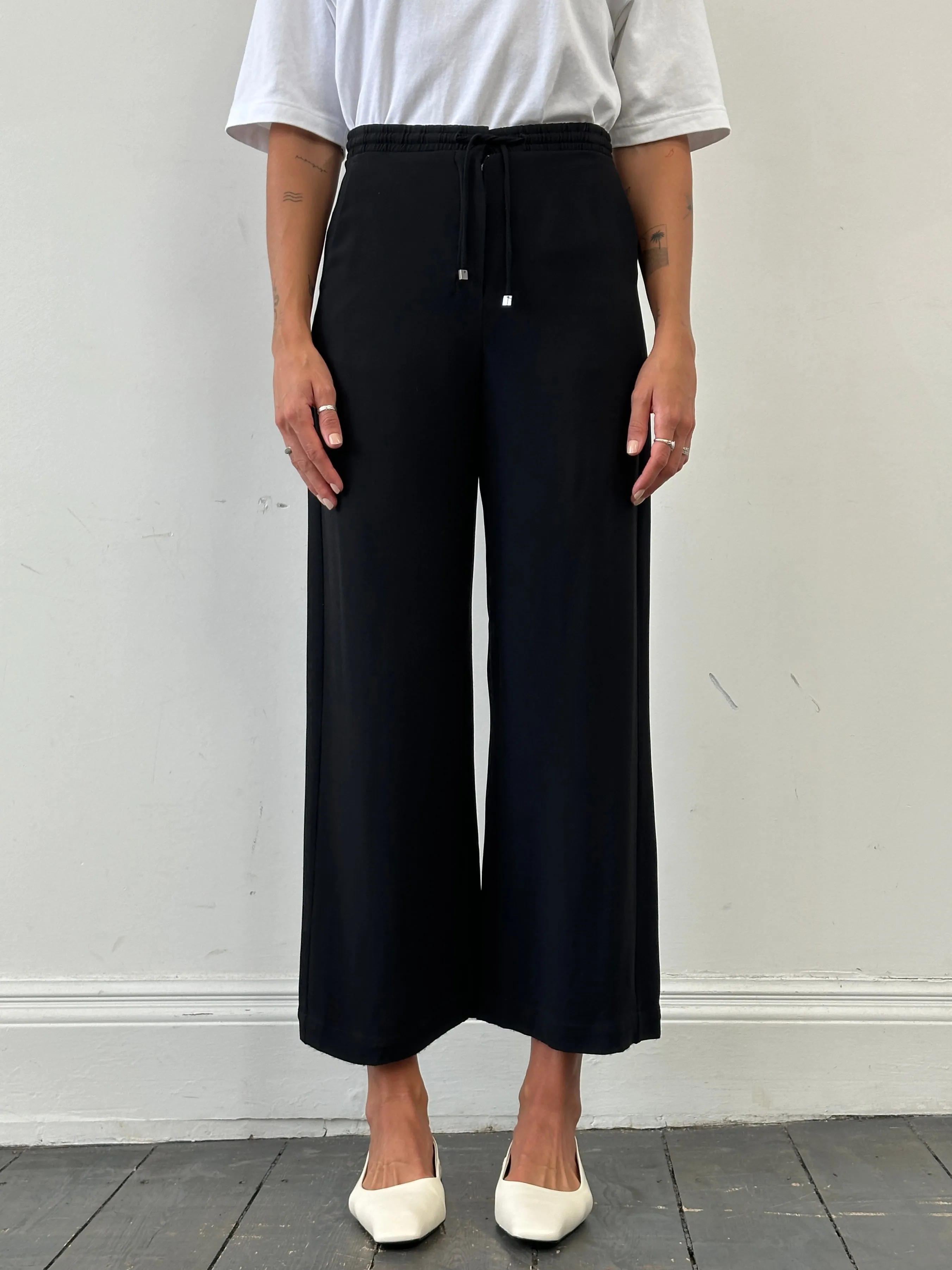 Max Mara ‘S Drawstring Wide Leg Trousers - W27