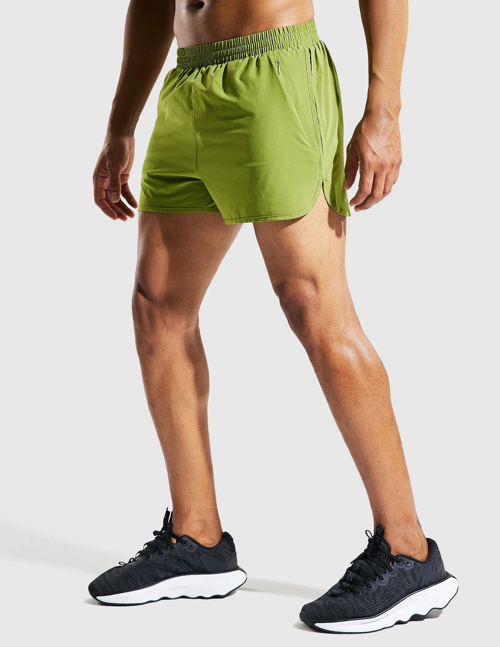 Men's PaceLite Split Run Shorts W/Brief 3"