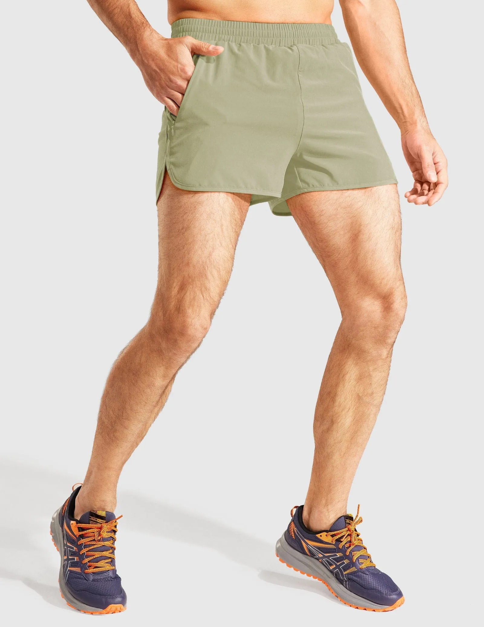 Men's PaceLite Split Run Shorts W/Brief 3"