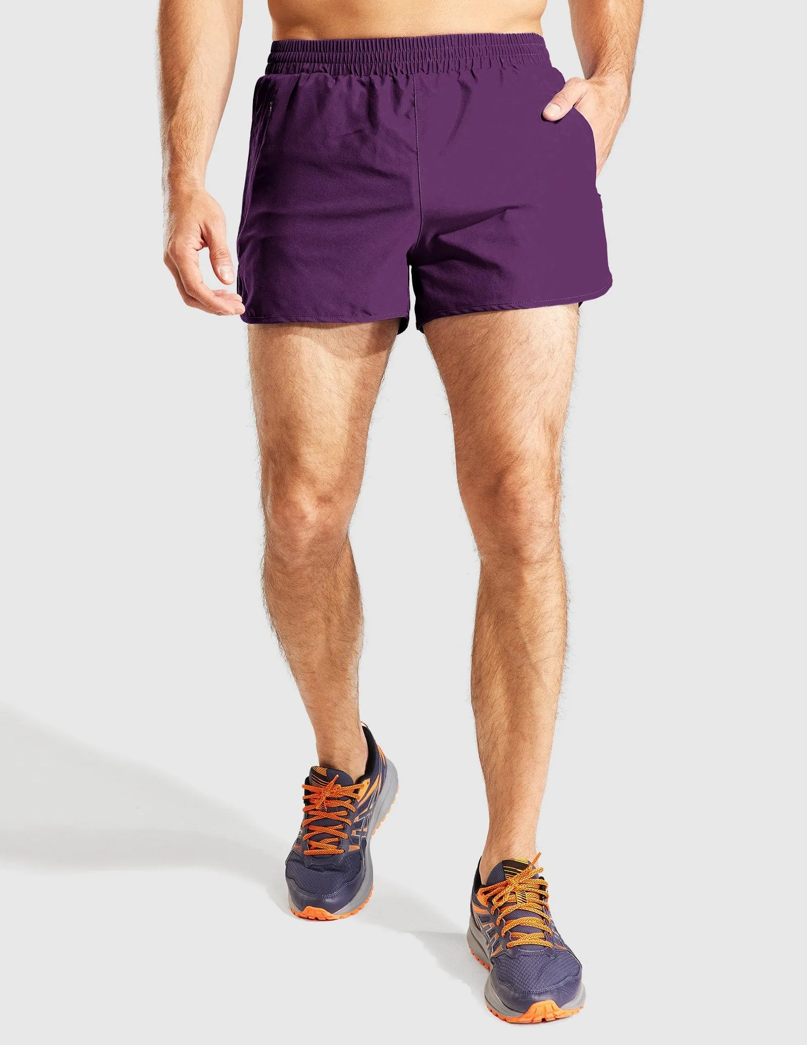 Men's PaceLite Split Run Shorts W/Brief 3"