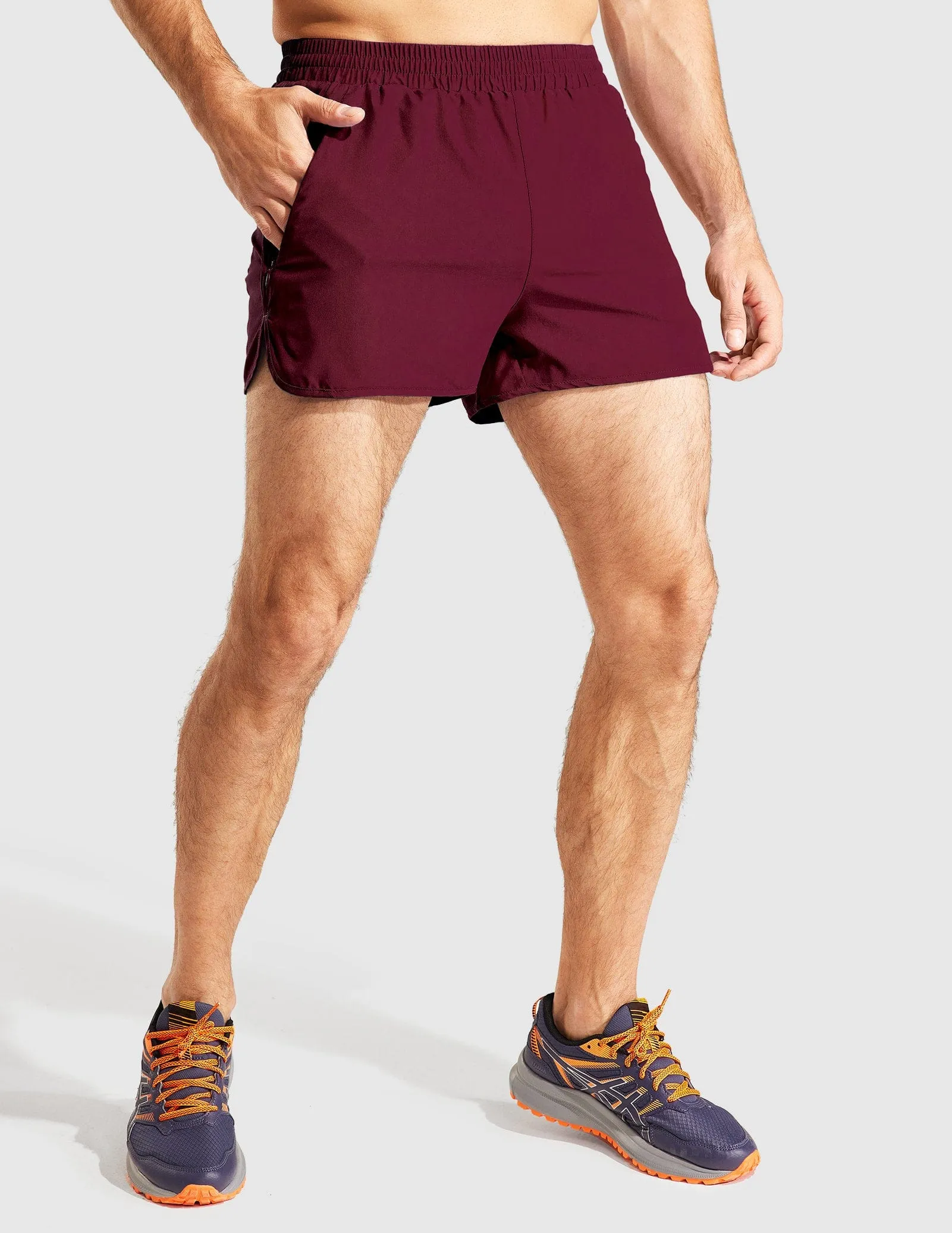 Men's PaceLite Split Run Shorts W/Brief 3"