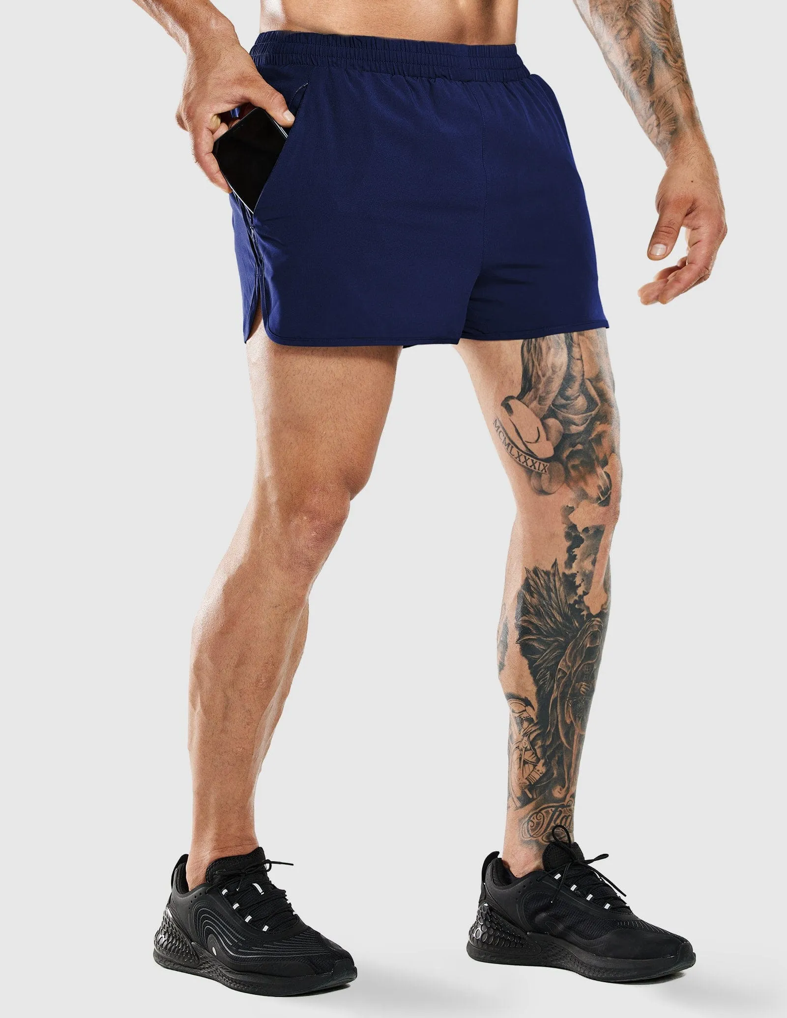 Men's PaceLite Split Run Shorts W/Brief 3"