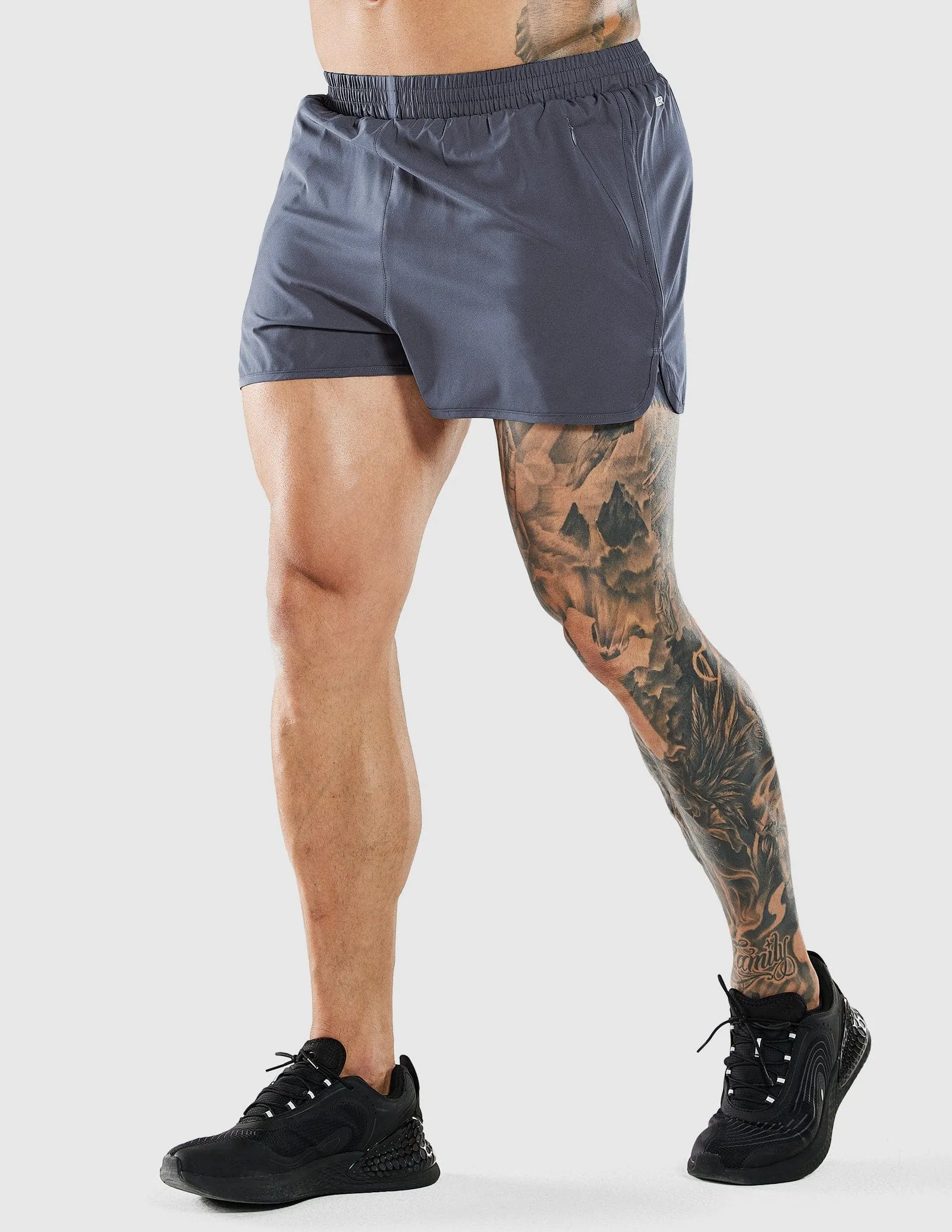 Men's PaceLite Split Run Shorts W/Brief 3"