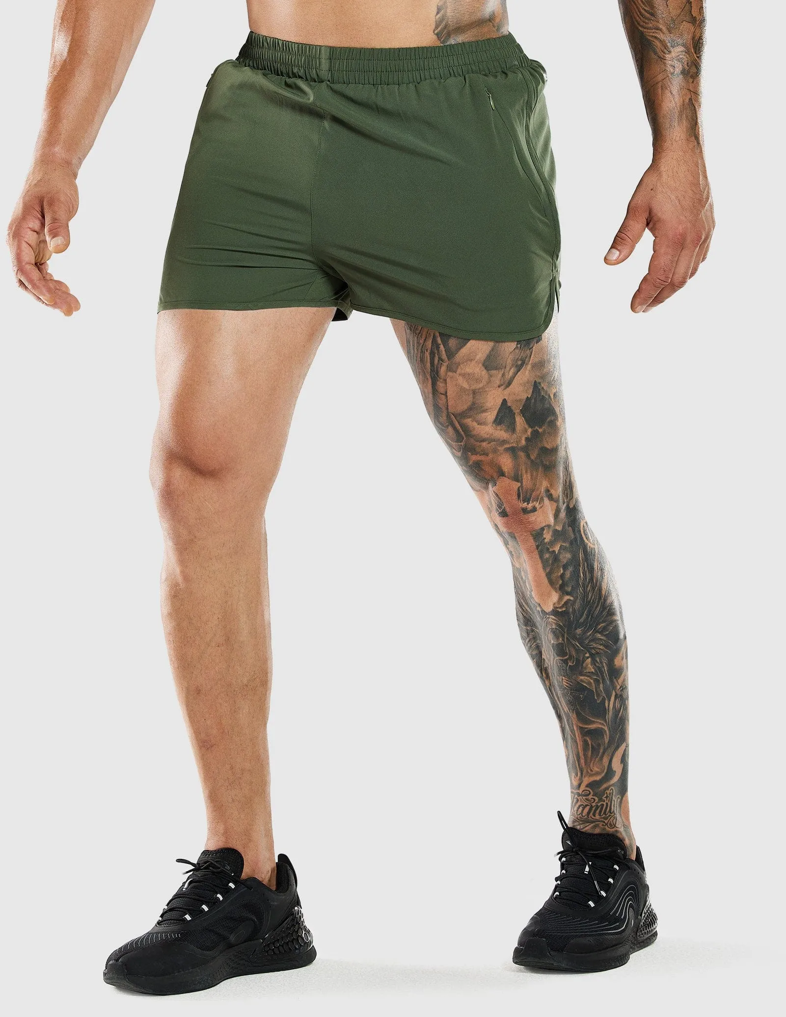 Men's PaceLite Split Run Shorts W/Brief 3"
