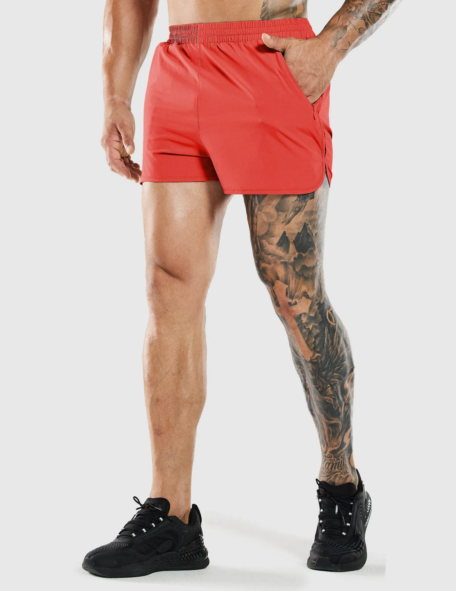 Men's PaceLite Split Run Shorts W/Brief 3"