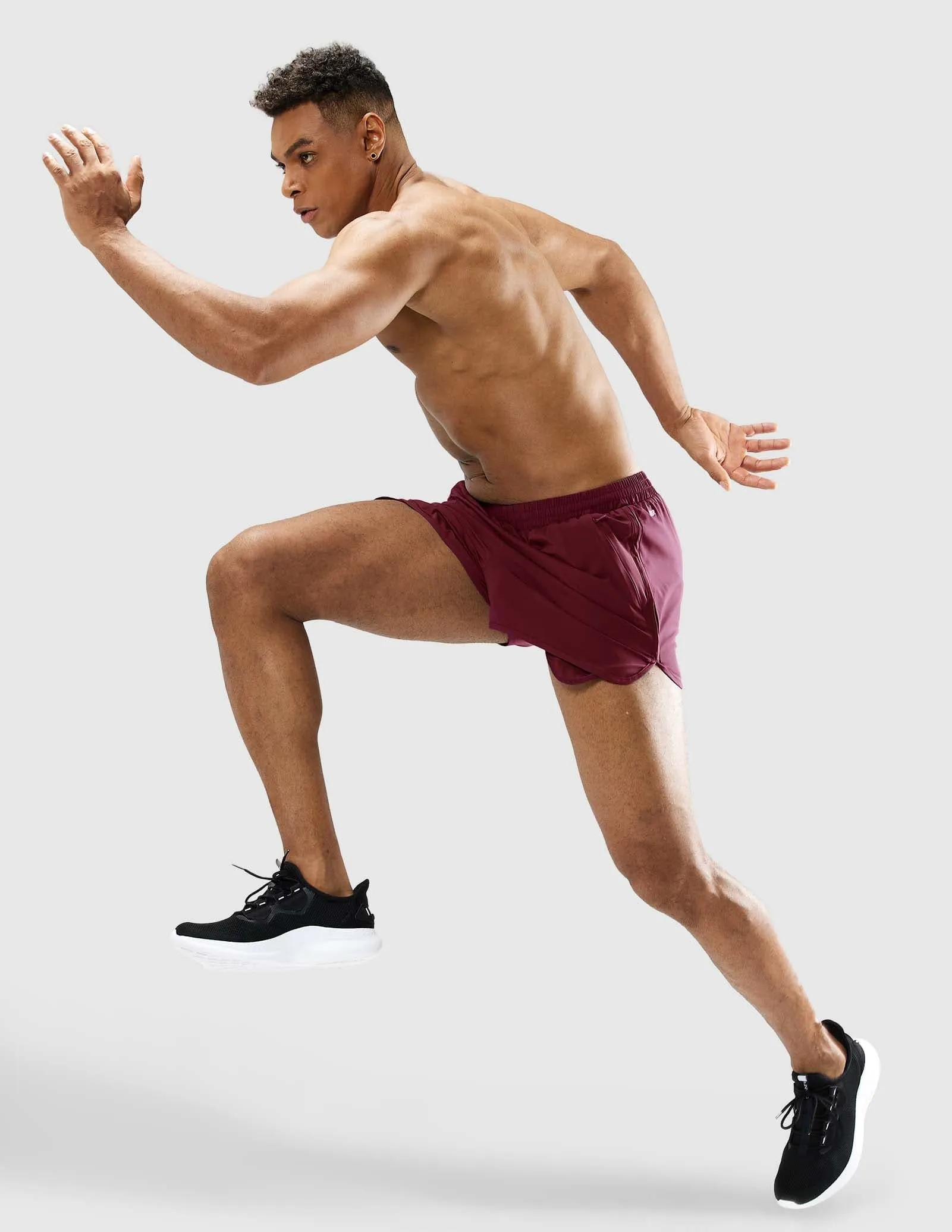 Men's PaceLite Split Run Shorts W/Brief 3"