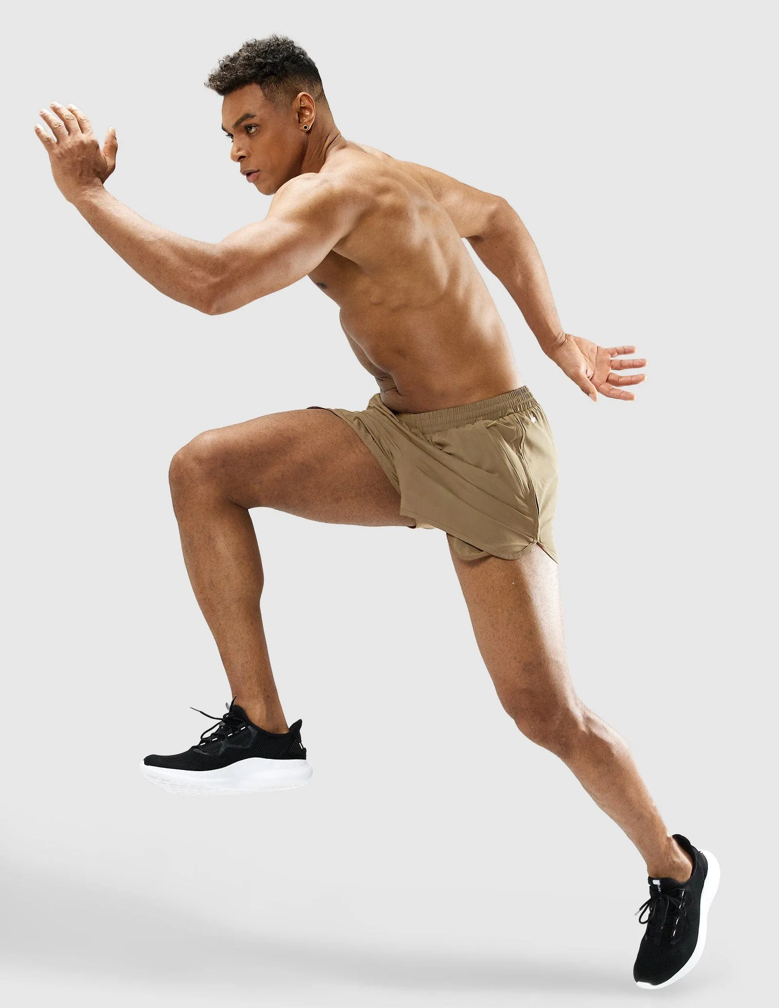 Men's PaceLite Split Run Shorts W/Brief 3"
