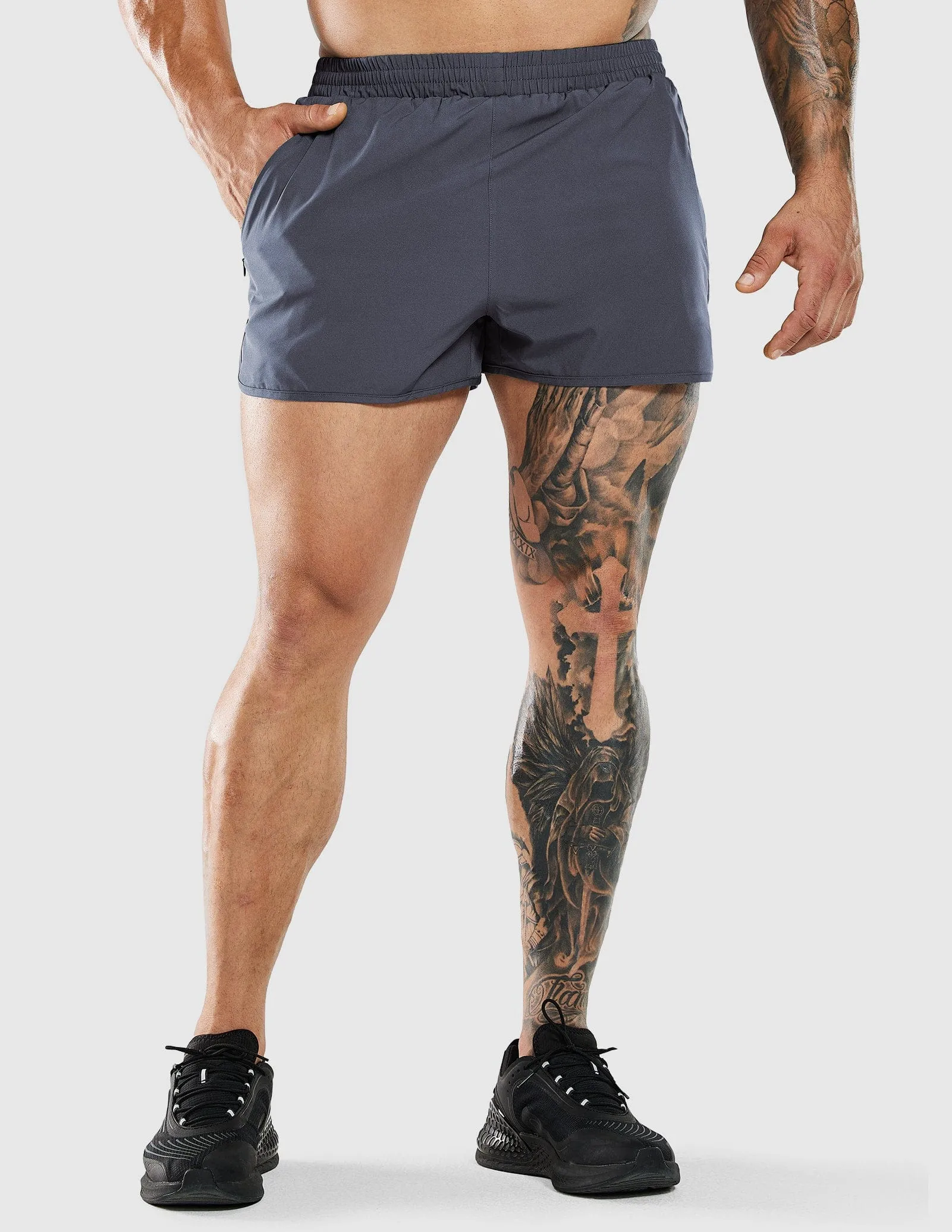 Men's PaceLite Split Run Shorts W/Brief 3"
