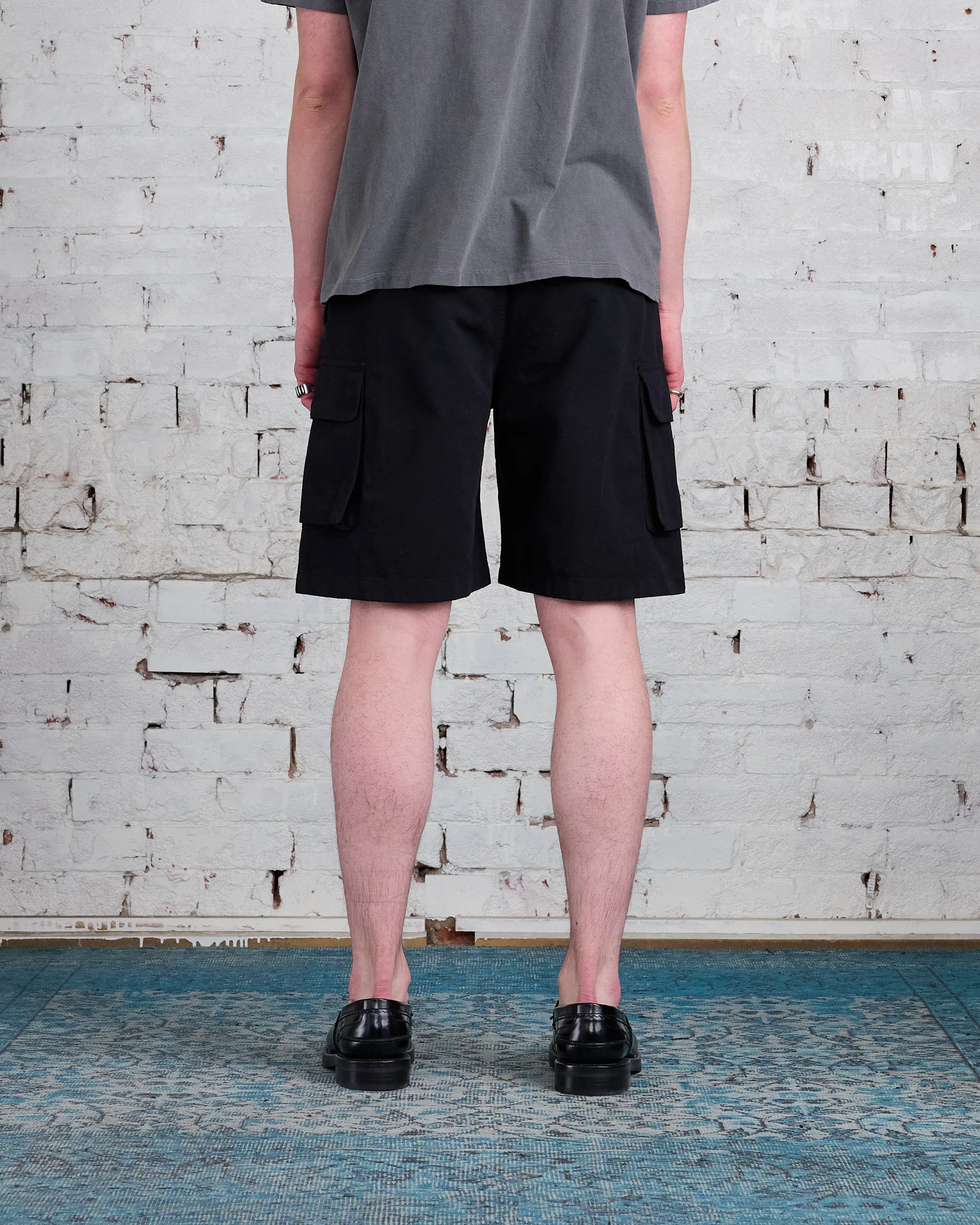 Our Legacy Mount Cargo Short Black Canvas